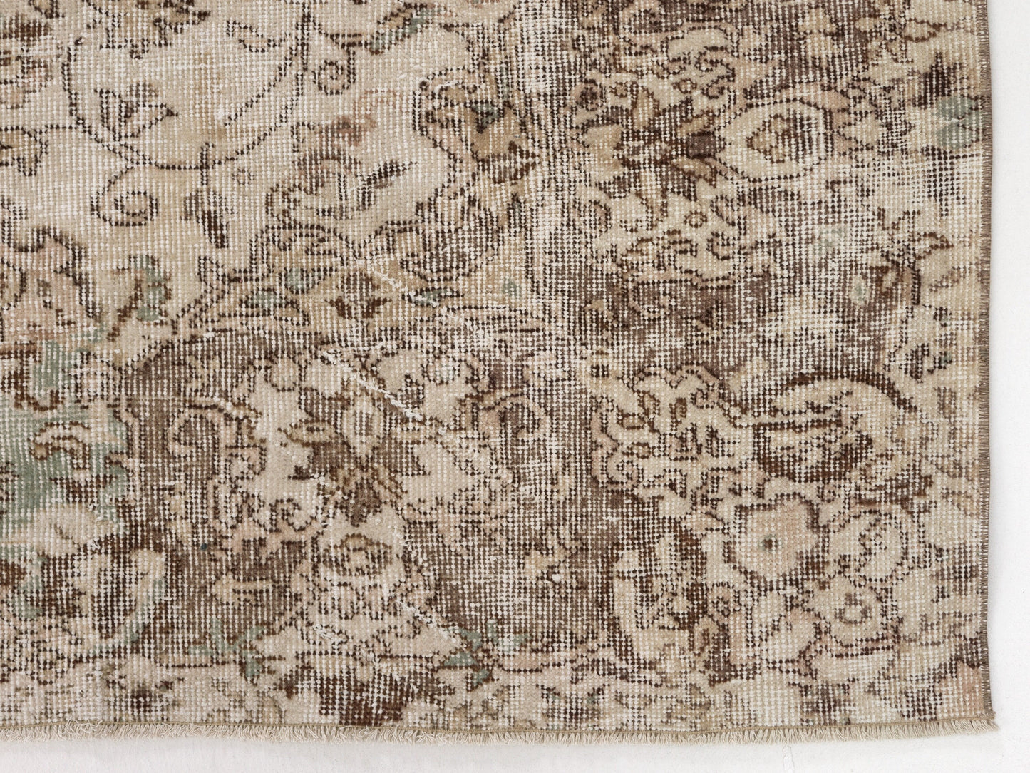 Turkish Rug, Vintage Rug, Handmade Rug, Neutral Rug, Area Rug, Oushak Rug, Living Room Rug, Carpet Rug, Turkey Rug, Rug 7x10, 10445