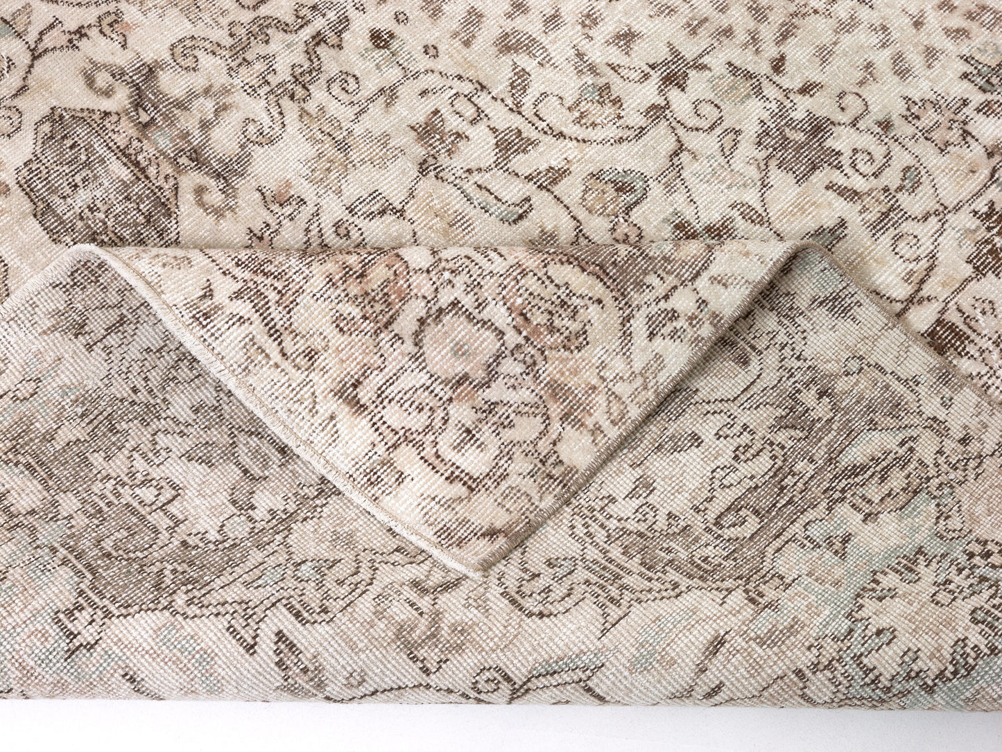 Turkish Rug, Vintage Rug, Handmade Rug, Neutral Rug, Area Rug, Oushak Rug, Living Room Rug, Carpet Rug, Turkey Rug, Rug 7x10, 10445