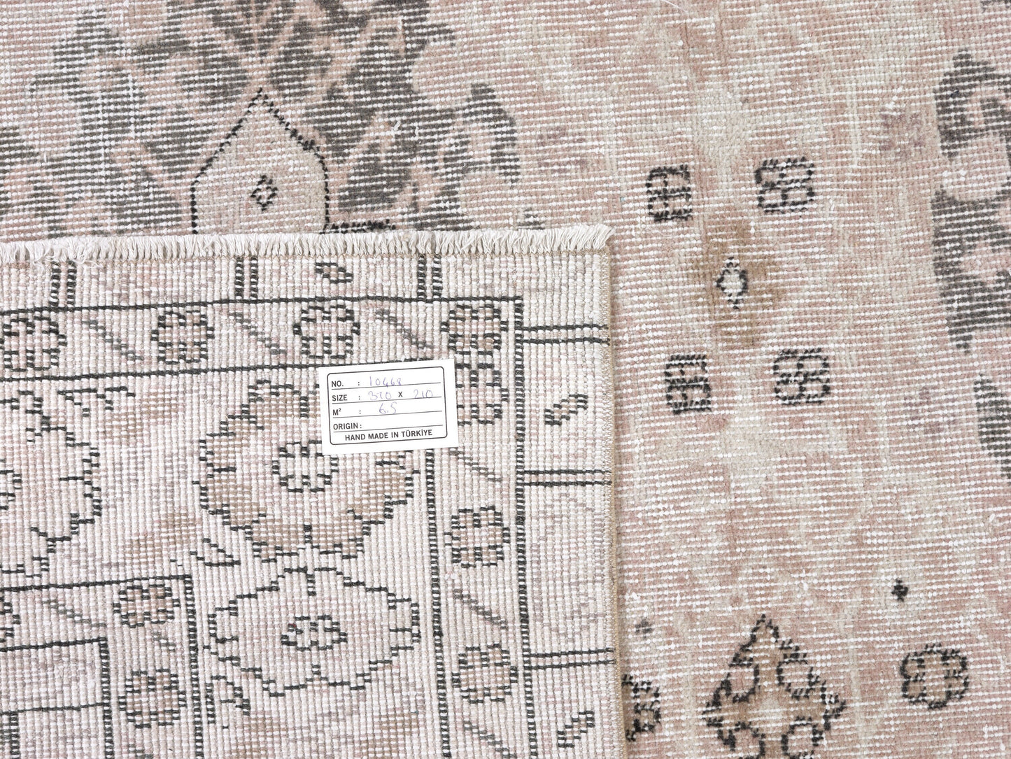 Turkish Handmade Area Rug, Oushak Rustic Rug, Vintage Faded Rug, Primitive Rug, Kid Room Rug, Carpet Rug, Turkey Rug, Rug 7x10, 10468