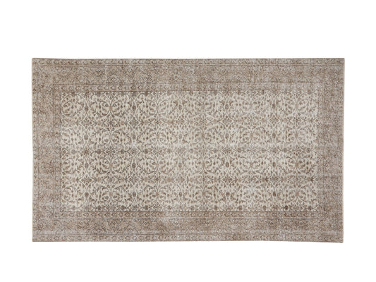 Turkish Oushak Rug, Vintage Handmade Faded Rug, Neutral Area Muted Rug, Living Room Rug, Carpet Rug, Rug 5x8, Turkish Carpet, 11478