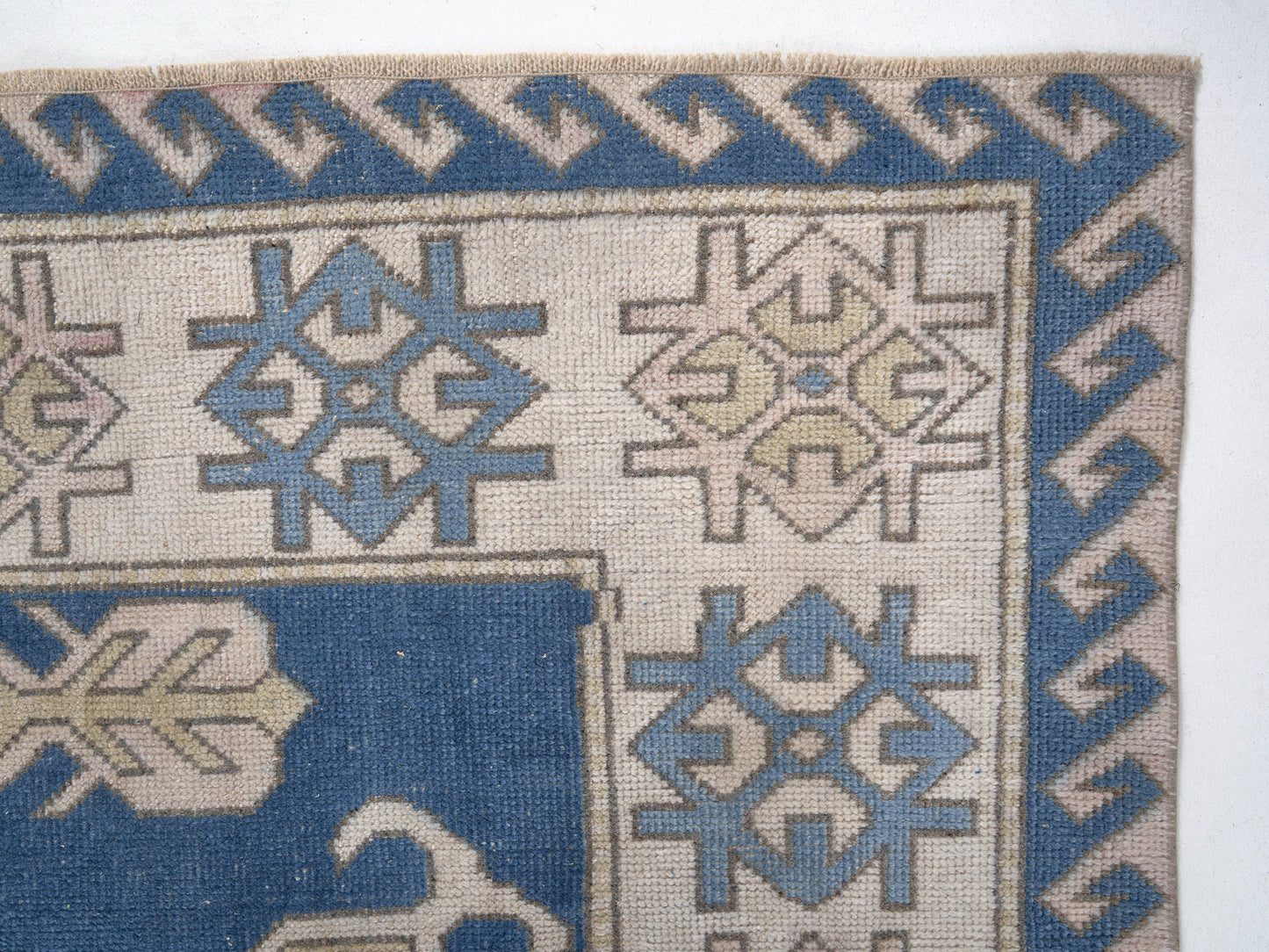 Turkish Oushak Vintage Rug, Handmade Eclectic Rug, Bohemian Rug, Area Faded Rug, Bedroom Rug, Carpet Rug, Rug 7x9, Turkish Carpet, 9989