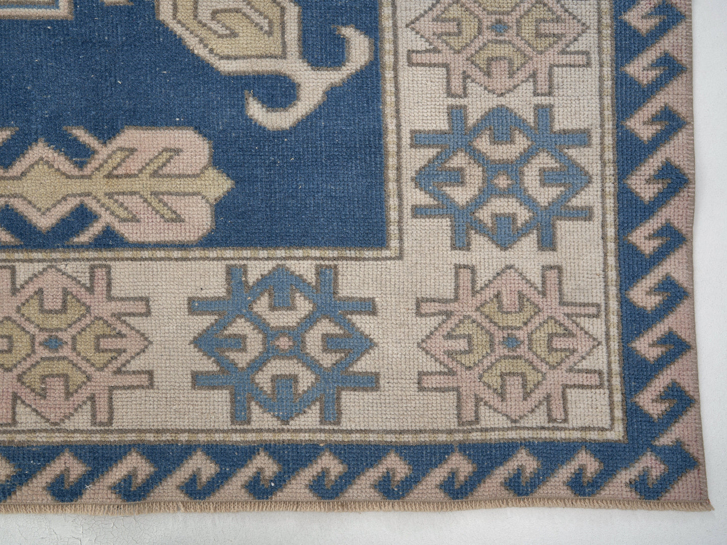 Turkish Oushak Vintage Rug, Handmade Eclectic Rug, Bohemian Rug, Area Faded Rug, Bedroom Rug, Carpet Rug, Rug 7x9, Turkish Carpet, 9989