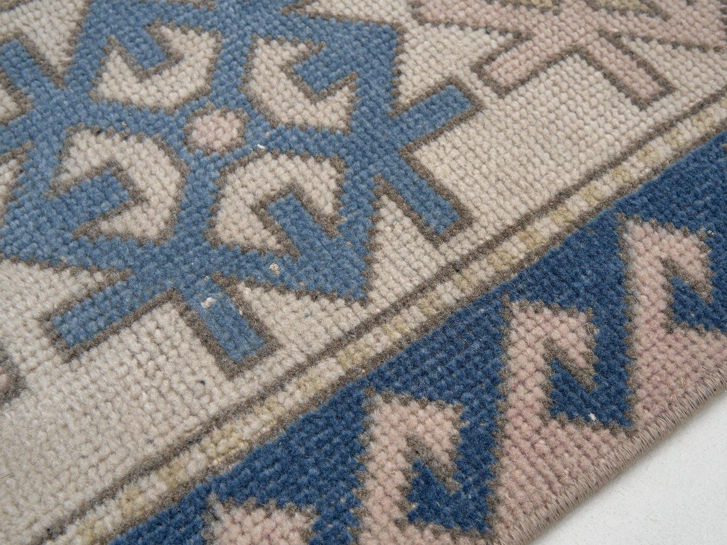 Turkish Oushak Vintage Rug, Handmade Eclectic Rug, Bohemian Rug, Area Faded Rug, Bedroom Rug, Carpet Rug, Rug 7x9, Turkish Carpet, 9989