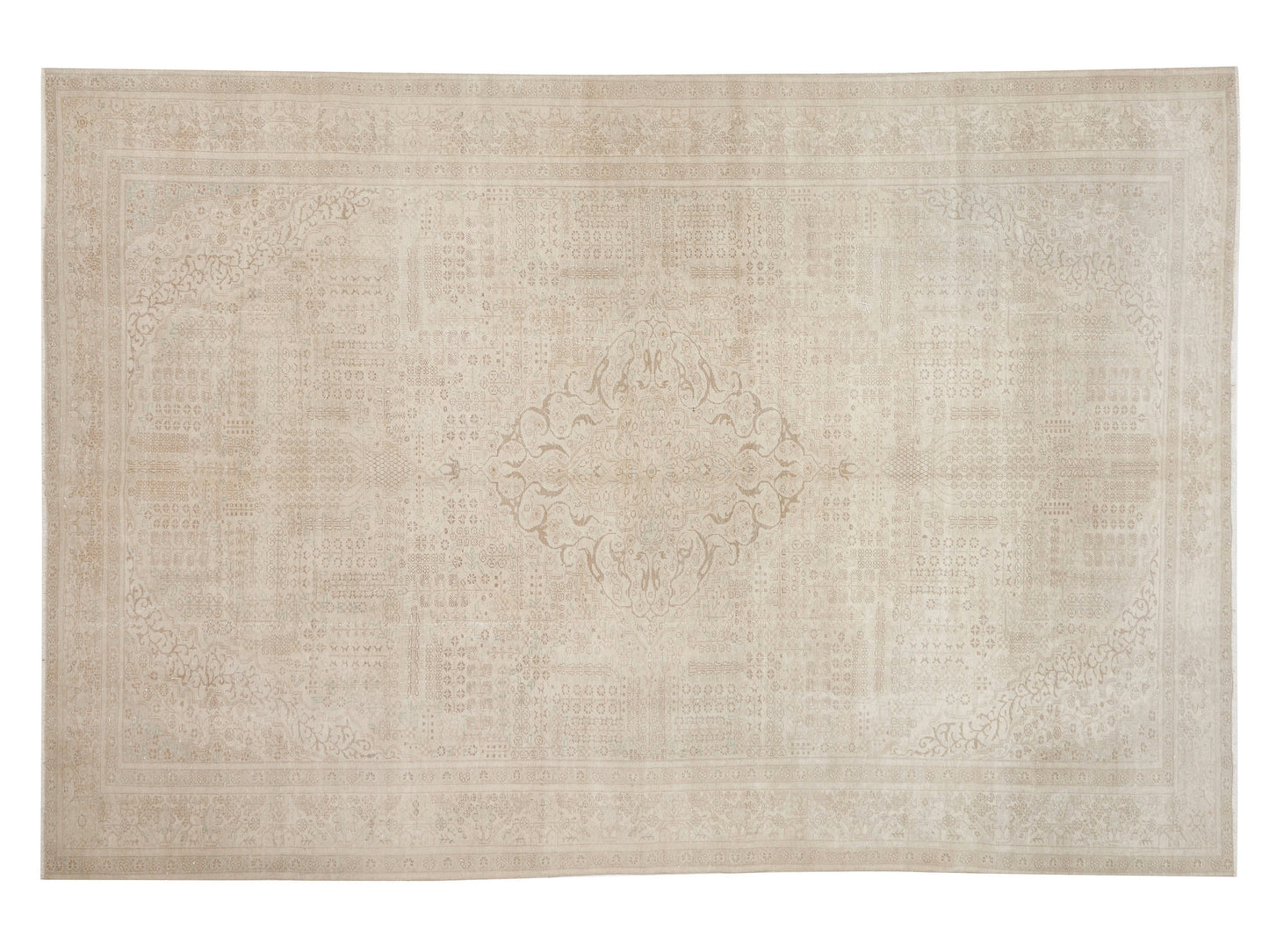 Turkish Handmade Area Rug, Vintage Muted Rug, Oushak Faded Rug, Living Room Rug, Scandinavian Rug, Turkey Rug, Neutral Rug, Rug 6x10, 9501