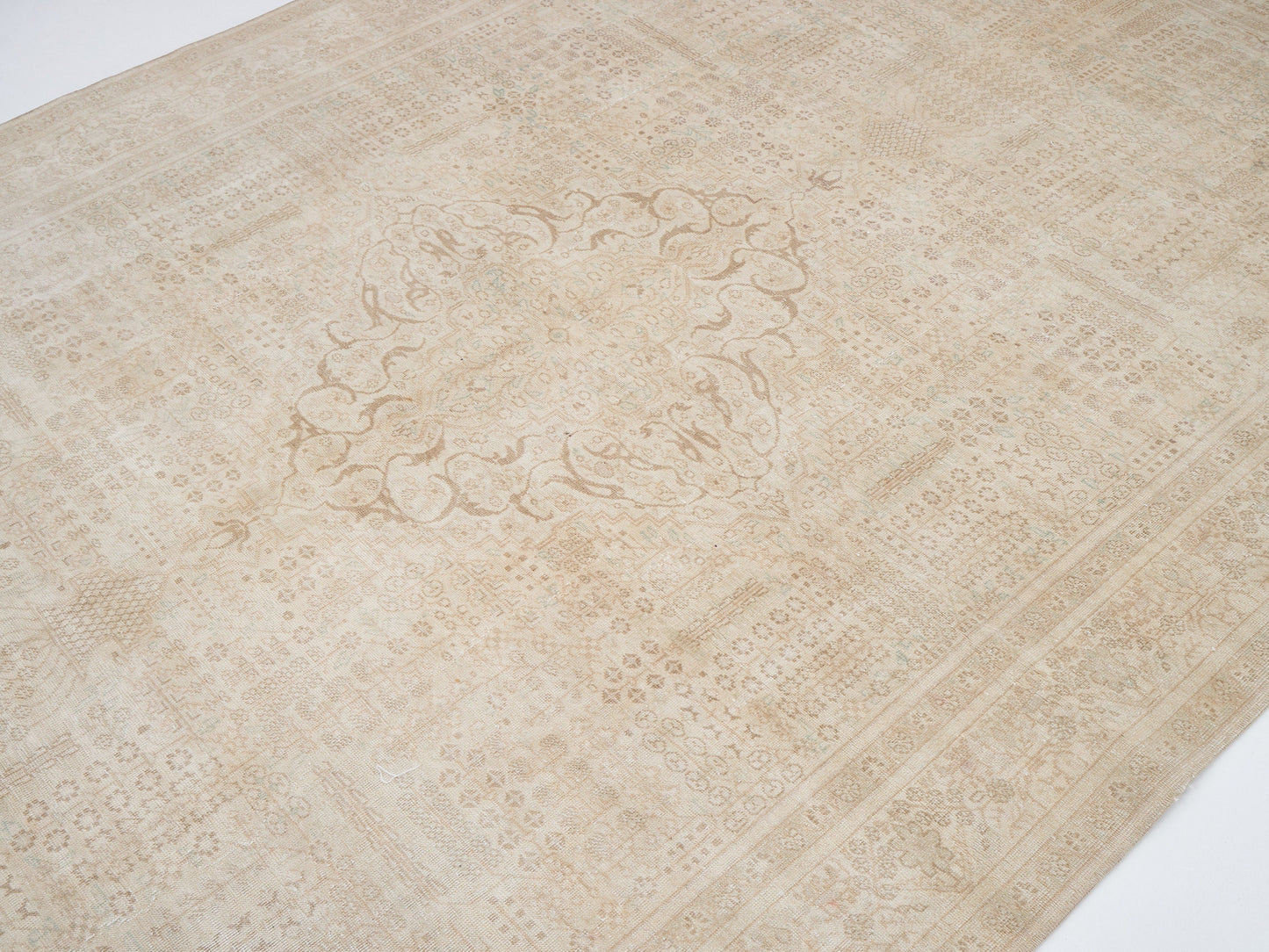 Turkish Handmade Area Rug, Vintage Muted Rug, Oushak Faded Rug, Living Room Rug, Scandinavian Rug, Turkey Rug, Neutral Rug, Rug 6x10, 9501