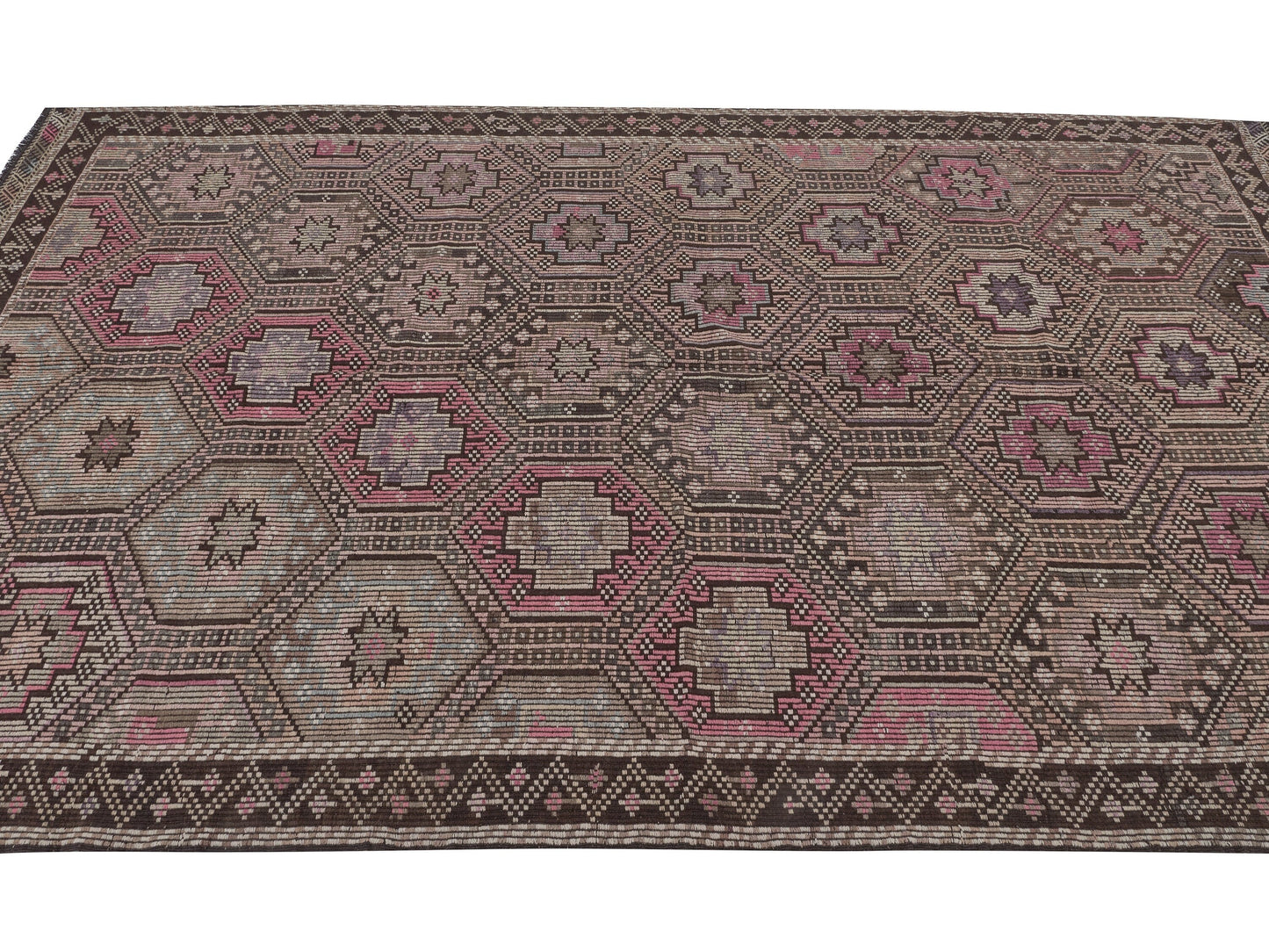 Vintage Kilim, Turkish Kilim, Handmade Anatolia Eclectic Kilim Rug, Bohemian Kilim Rug, Area Kilim Rug, Bedroom Rug, Kilim Rug 6x10, 11167