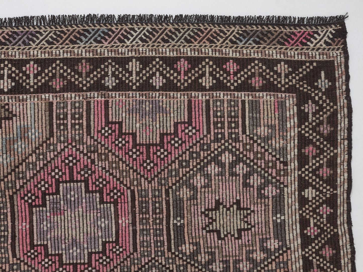 Vintage Kilim, Turkish Kilim, Handmade Anatolia Eclectic Kilim Rug, Bohemian Kilim Rug, Area Kilim Rug, Bedroom Rug, Kilim Rug 6x10, 11167