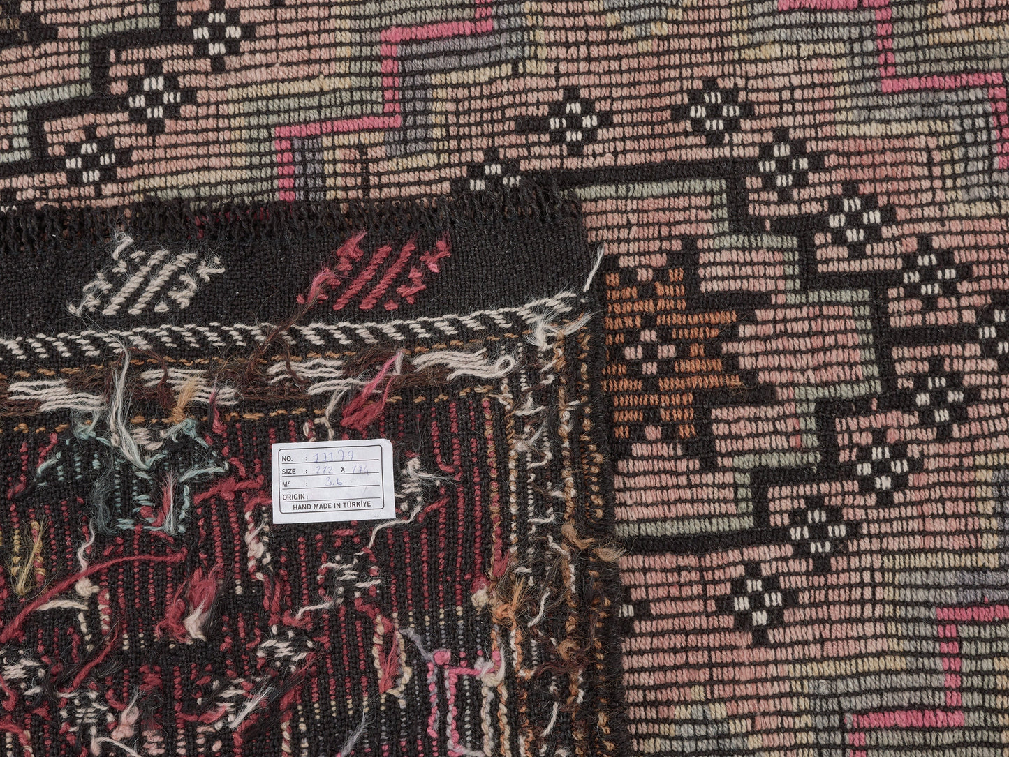 Vintage Kilim, Turkish Kilim, Kilim Rug, Handmade Anatolia Kilim Rug, Area Eclectic Kilim Rug, Bohemian Kilim Rug, Kilim Rug 6x7, 11179