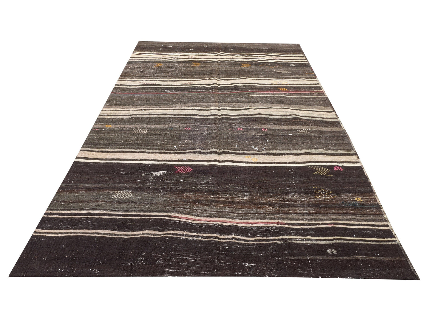 Vintage Kilim, Turkish Kilim, Kilim Rug 7x11, Rustic Kilim Rug, Handmade Primitive Unique Kilim Rug, Living Room Rug, Rug Kilim, 11028