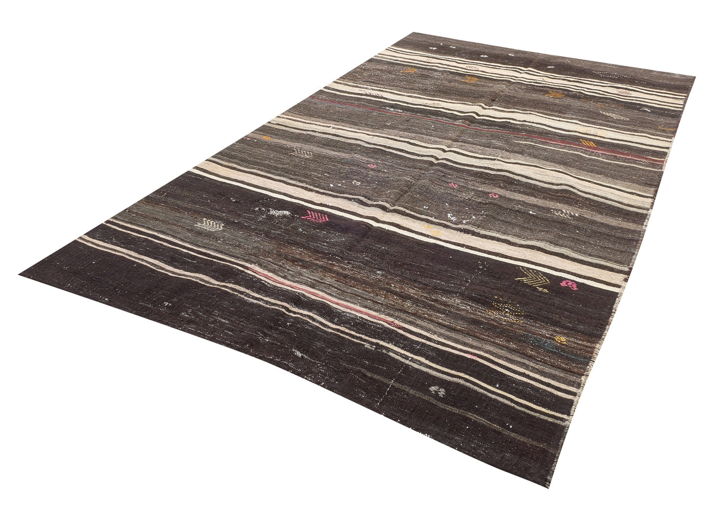 Vintage Kilim, Turkish Kilim, Kilim Rug 7x11, Rustic Kilim Rug, Handmade Primitive Unique Kilim Rug, Living Room Rug, Rug Kilim, 11028