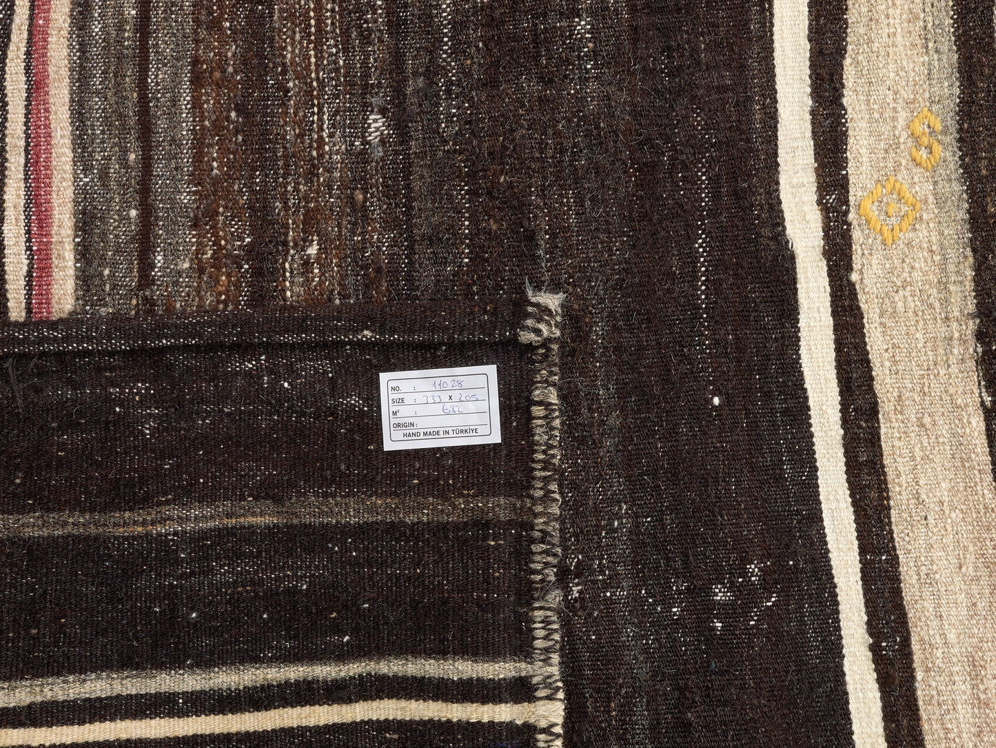 Vintage Kilim, Turkish Kilim, Kilim Rug 7x11, Rustic Kilim Rug, Handmade Primitive Unique Kilim Rug, Living Room Rug, Rug Kilim, 11028