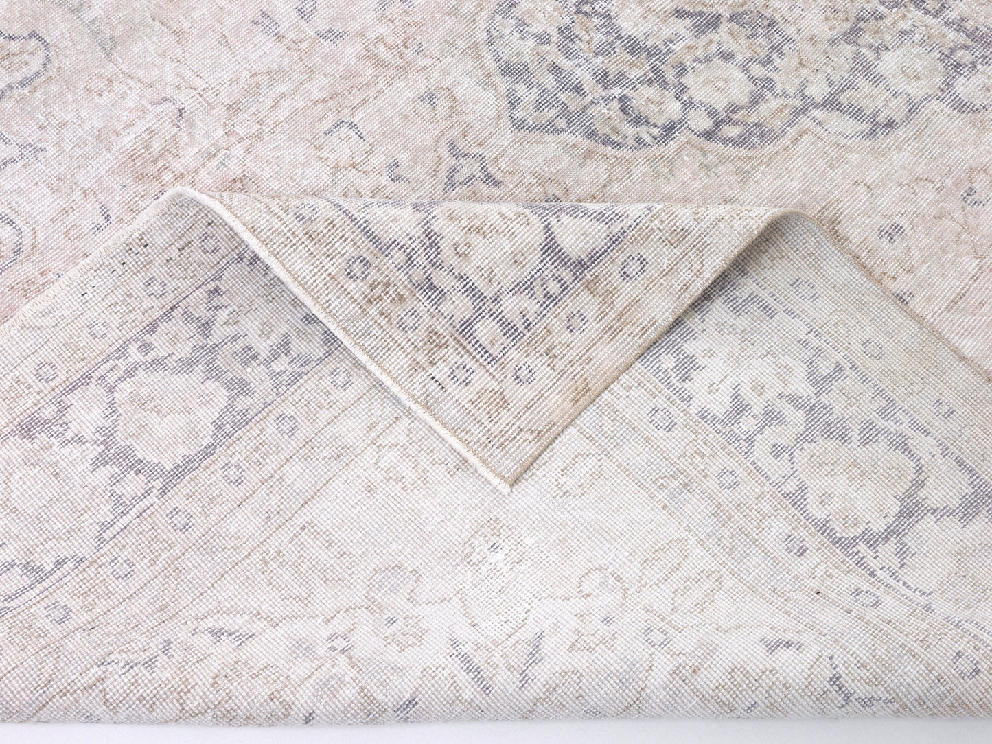 Turkish Rug, Coastal Decor, Vintage Handmade Muted Rug, Neutral Area Faded Rug, Oushak Unique Rug, Turkey Rug, Rug 6x10, Bedroom Rug, 10430