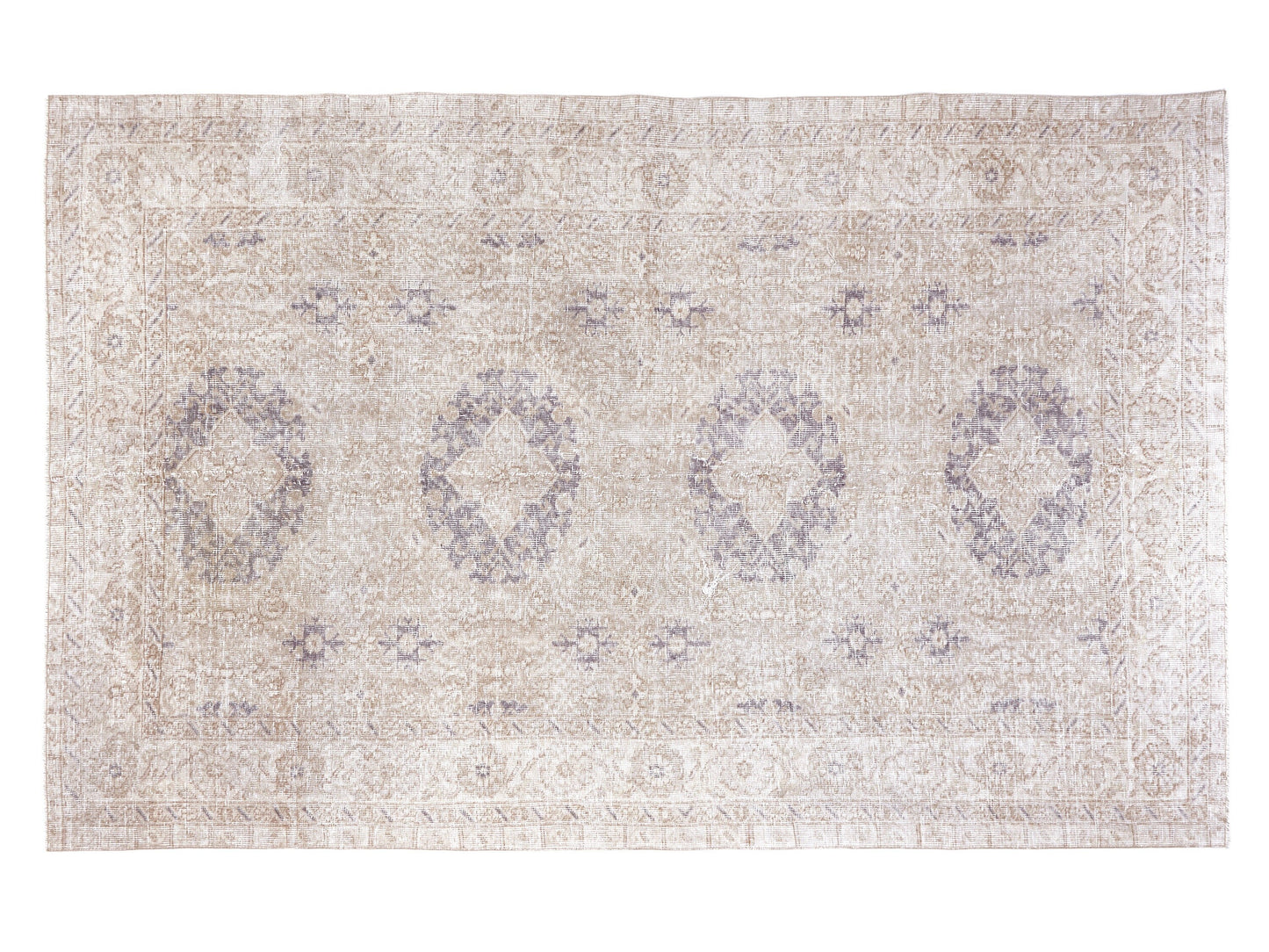 Turkish Rug 5x8, Handmade Area Floor Rug, Vintage Oushak Faded Rug, Neutral Muted Rug, Living Room Rug, Turkey Rug, Scandinavian Rug, 10447
