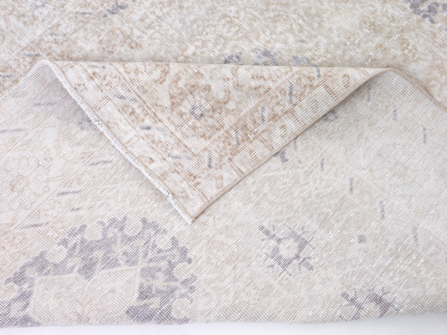Turkish Rug 5x8, Handmade Area Floor Rug, Vintage Oushak Faded Rug, Neutral Muted Rug, Living Room Rug, Turkey Rug, Scandinavian Rug, 10447