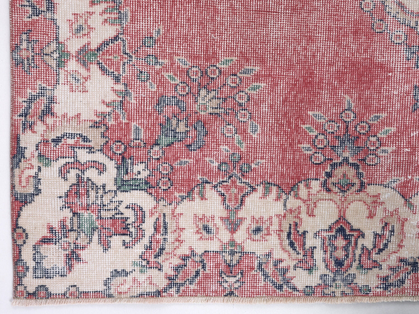 Vintage Rug, Turkish Handmade Anatolia Rug, Oushak Faded Rug, Area Rug, Bohemian Eclectic Rug, Living Room Rug, Rug 6x10, Turkey Rug, 10473