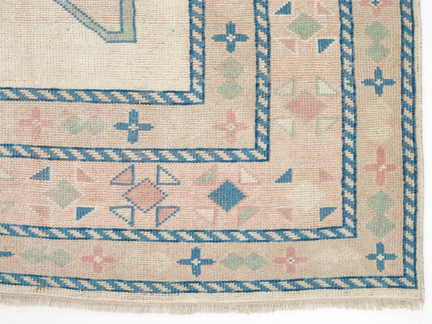 Turkish Oushak Rug, Handmade Area Rug, Vintage Rug, Neutral Floor Rug, Living Room Rug, Turkey Rug, Coastal Decor, Carpet Rug, Rug 6x8, 9043