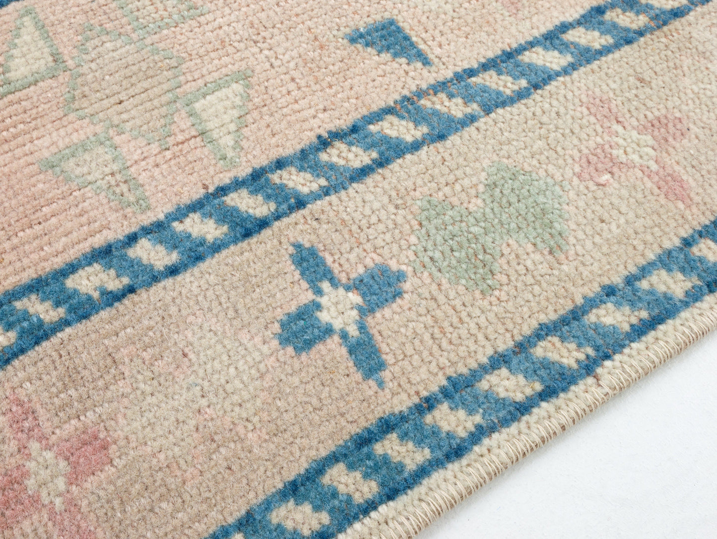 Turkish Oushak Rug, Handmade Area Rug, Vintage Rug, Neutral Floor Rug, Living Room Rug, Turkey Rug, Coastal Decor, Carpet Rug, Rug 6x8, 9043