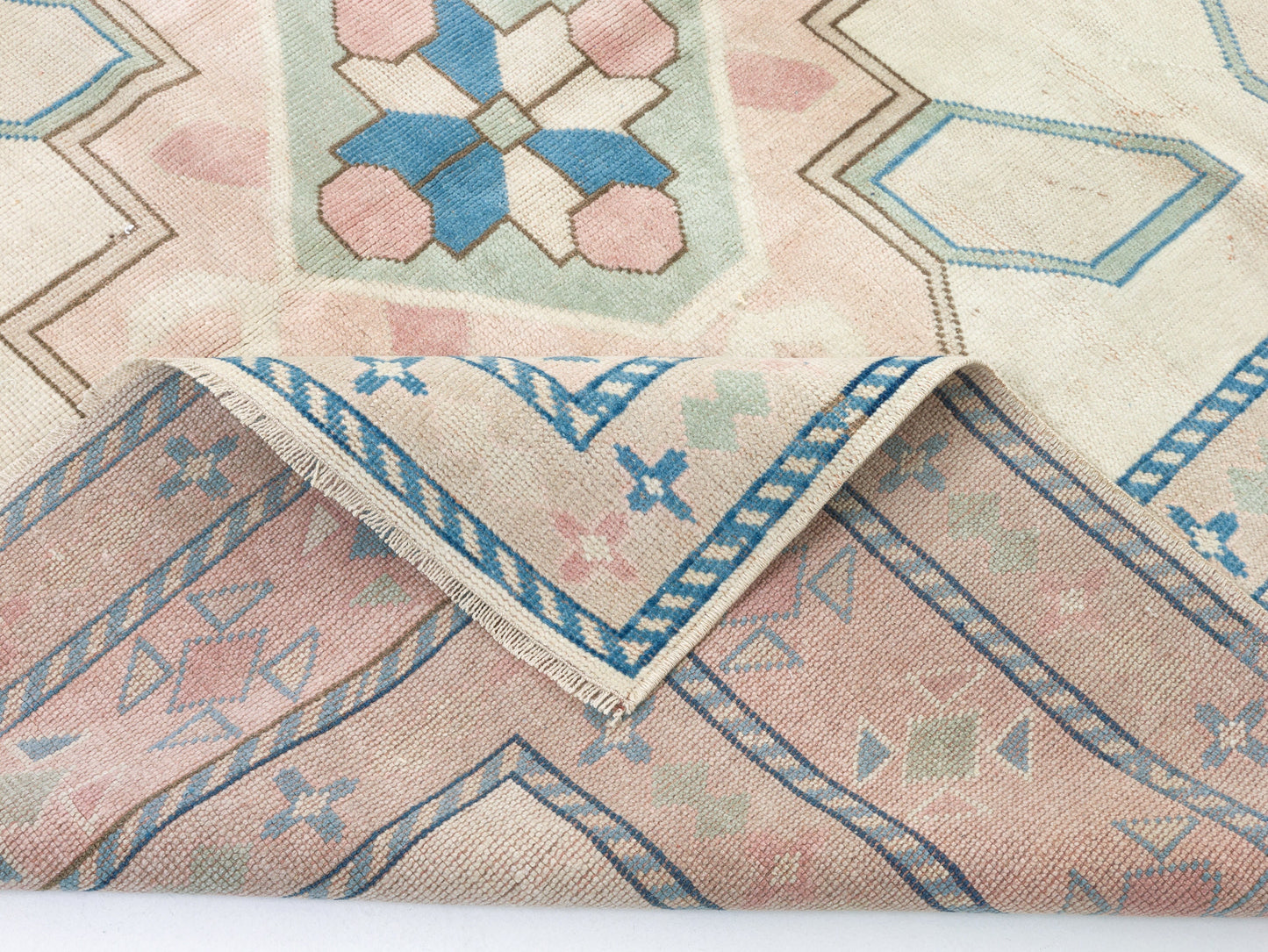 Turkish Oushak Rug, Handmade Area Rug, Vintage Rug, Neutral Floor Rug, Living Room Rug, Turkey Rug, Coastal Decor, Carpet Rug, Rug 6x8, 9043