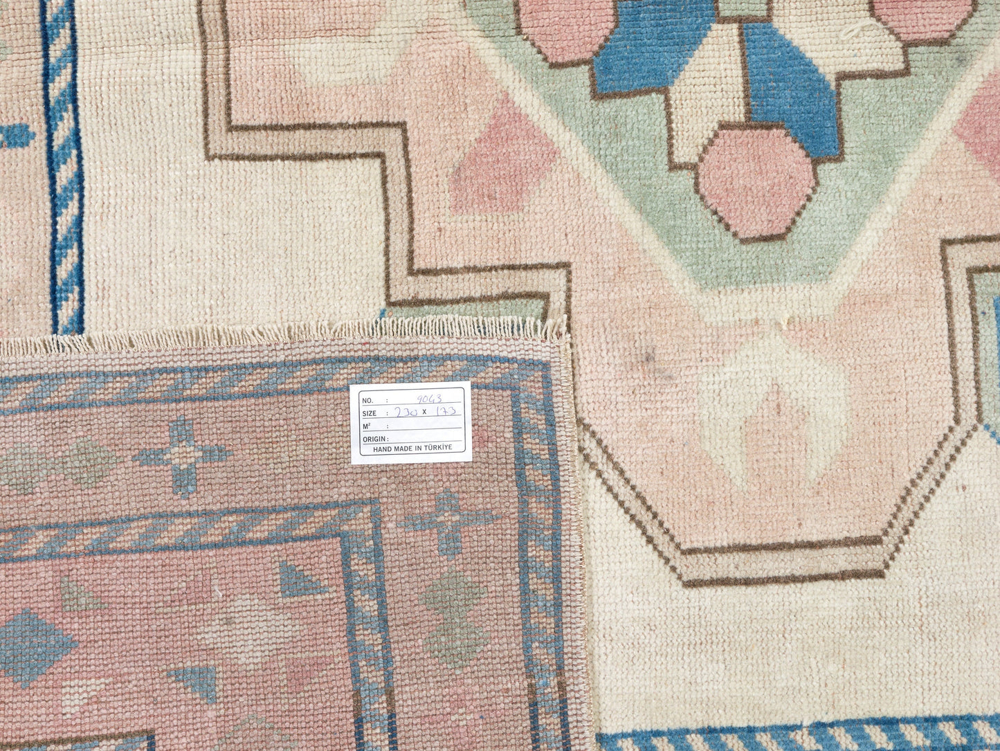 Turkish Oushak Rug, Handmade Area Rug, Vintage Rug, Neutral Floor Rug, Living Room Rug, Turkey Rug, Coastal Decor, Carpet Rug, Rug 6x8, 9043