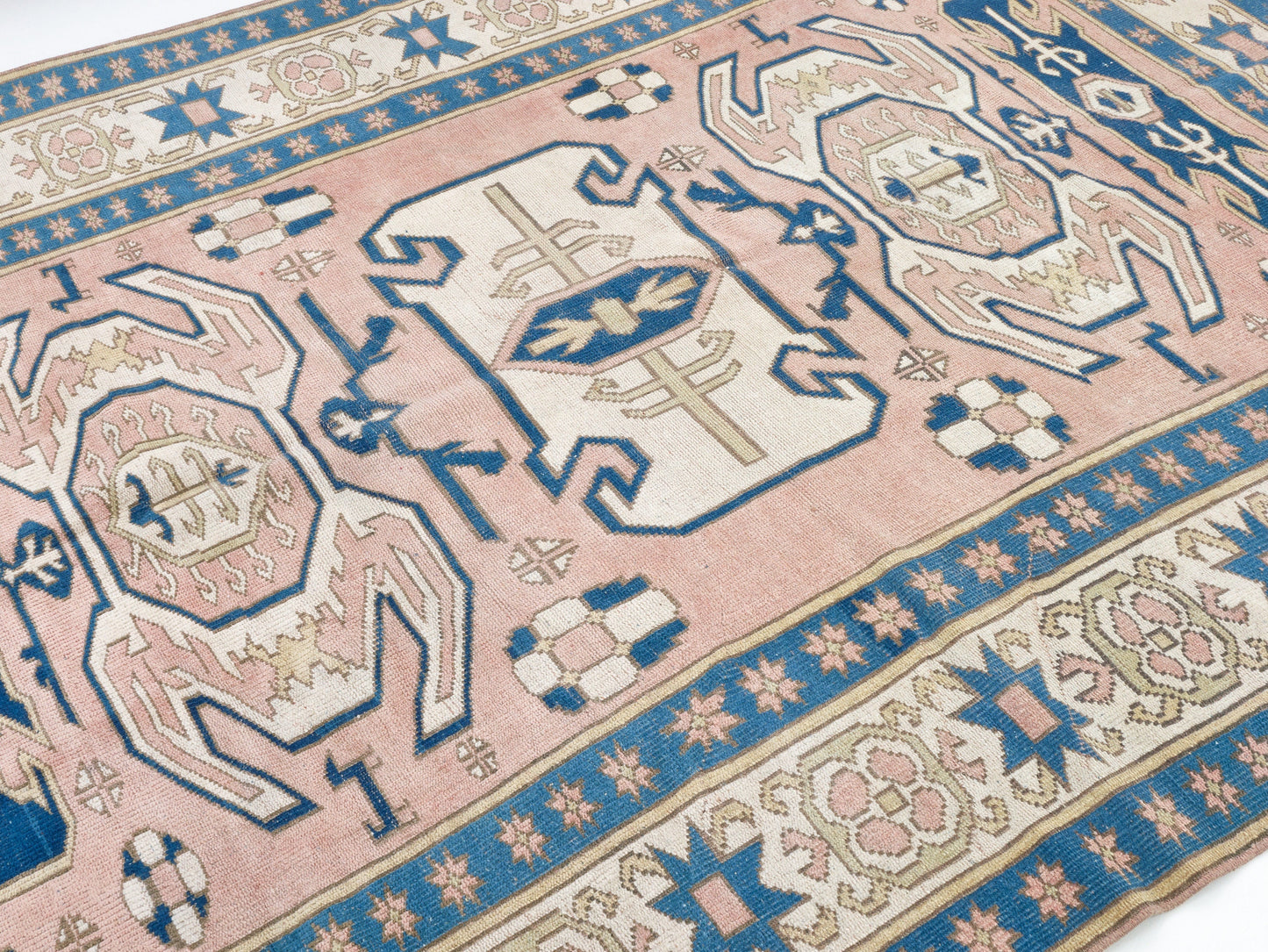 Area Rug 6x9, Handmade Rug, Entryway Rug, Turkish Oushak Faded Rug, Vintage Anatolia Rug, Carpet Rug, Turkish Carpet, Neutral Rug, 9064