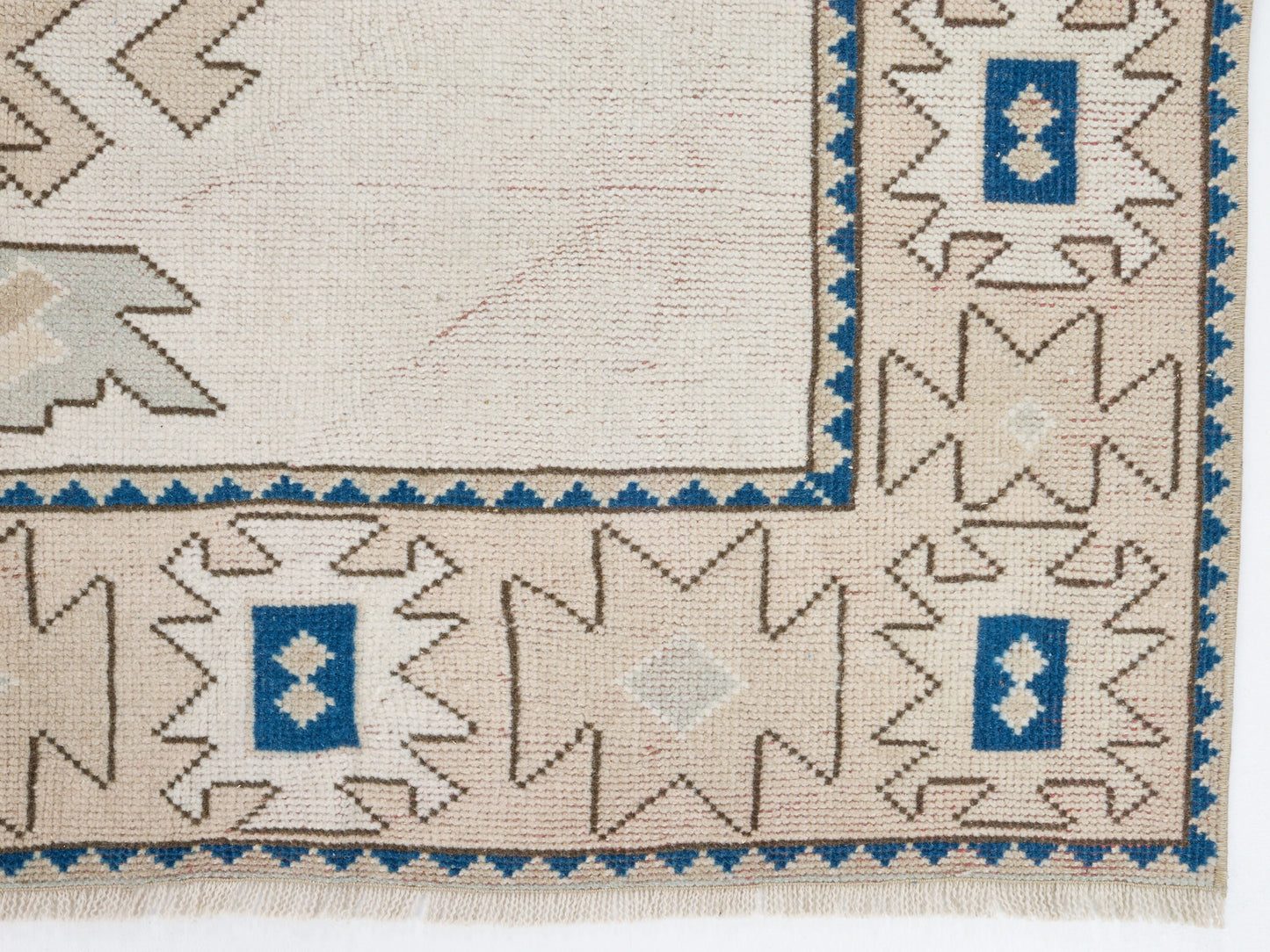 Contemporary Decor, Neutral Unique Rug, Oushak Rug 5x7, Turkish Handmade Area Rug, Vintage Floor Rug, Kid Room Rug, Turkish Carpet, 9486