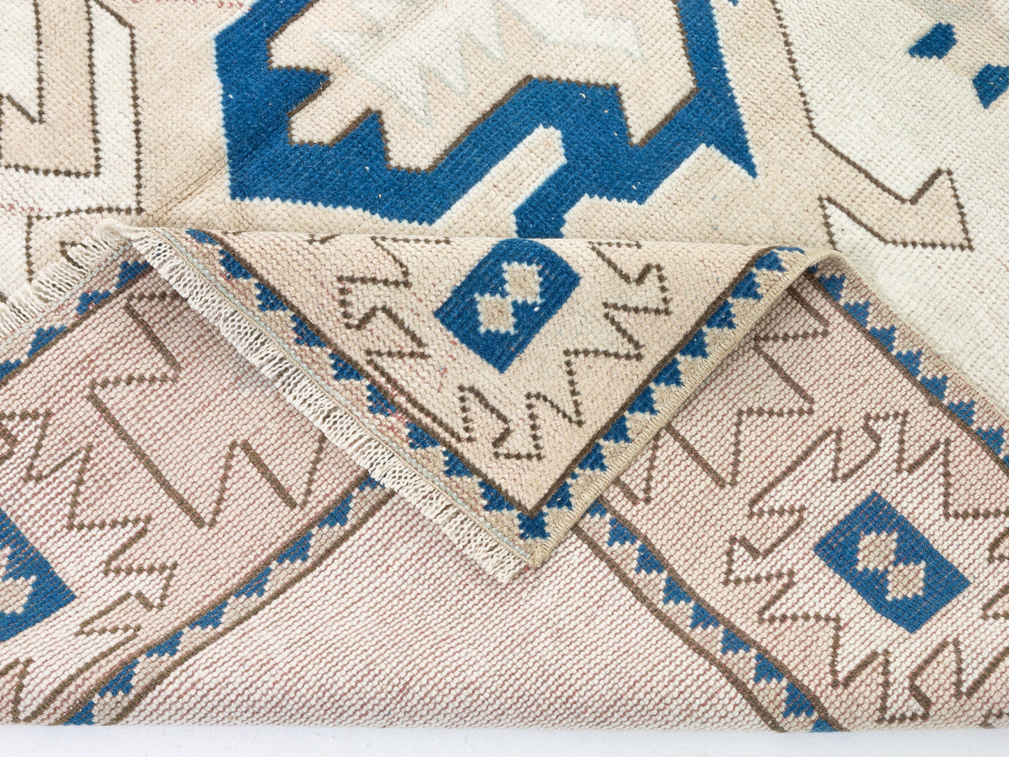Contemporary Decor, Neutral Unique Rug, Oushak Rug 5x7, Turkish Handmade Area Rug, Vintage Floor Rug, Kid Room Rug, Turkish Carpet, 9486