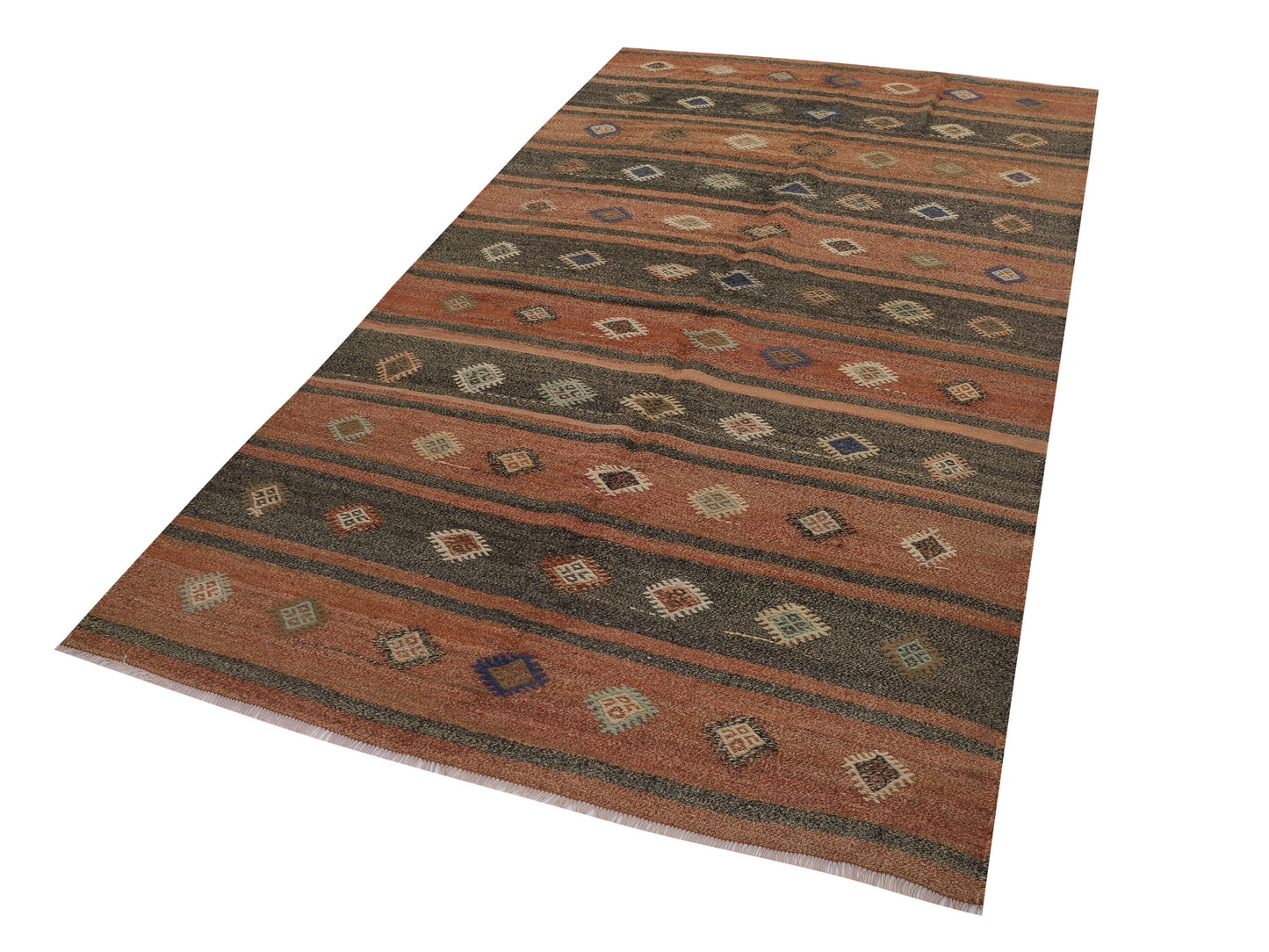 Turkish Kilim, Kilim Rug, Anatolia Vintage Kilim, Handmade Antique Kilim Rug, Living Room Rug, Kilim Rug 6X9, Turkish Kilim Rug, 10524