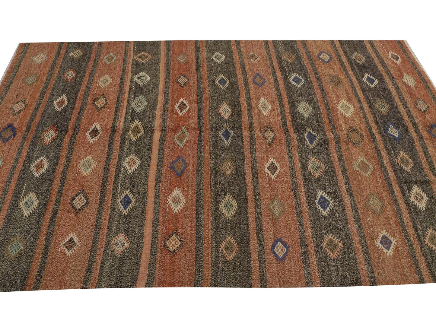 Turkish Kilim, Kilim Rug, Anatolia Vintage Kilim, Handmade Antique Kilim Rug, Living Room Rug, Kilim Rug 6X9, Turkish Kilim Rug, 10524