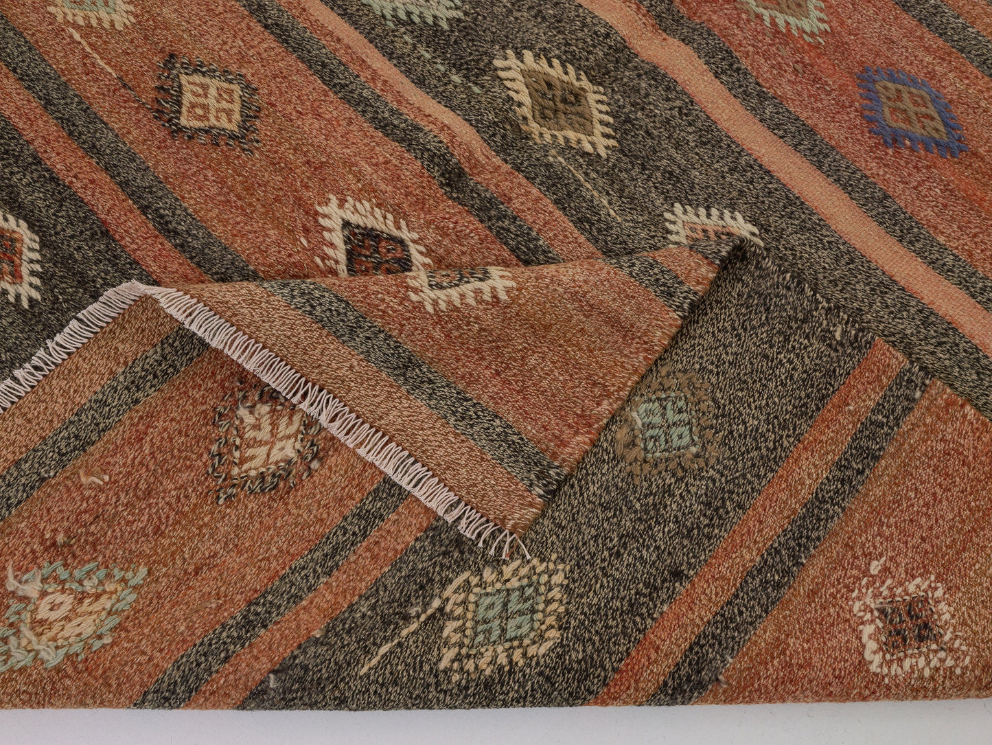 Turkish Kilim, Kilim Rug, Anatolia Vintage Kilim, Handmade Antique Kilim Rug, Living Room Rug, Kilim Rug 6X9, Turkish Kilim Rug, 10524
