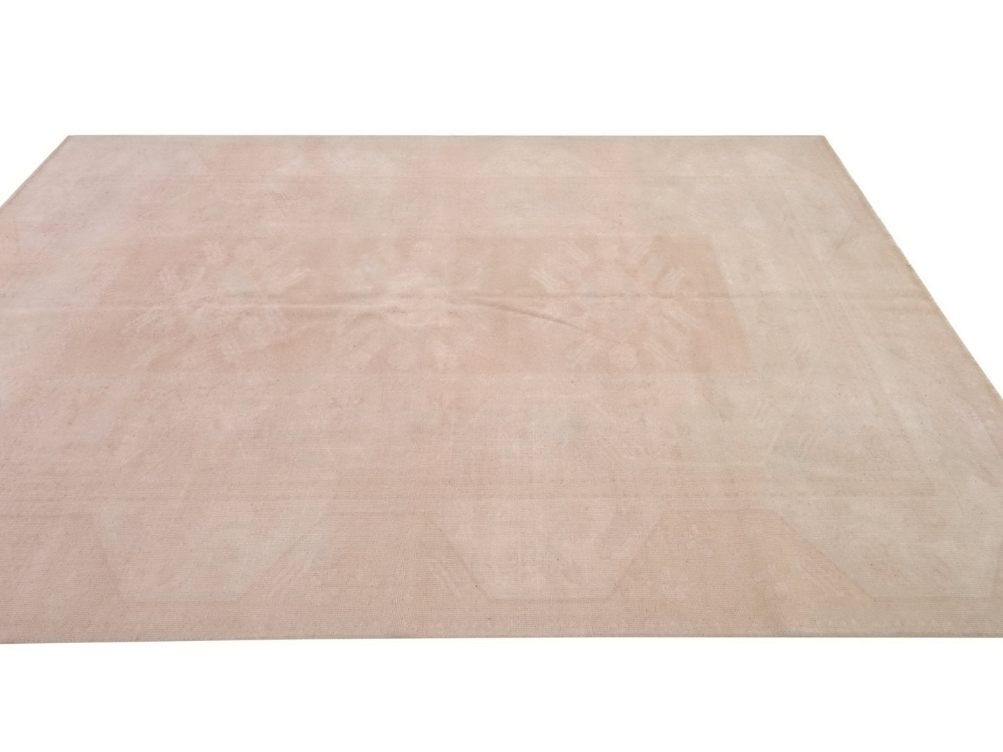 Faded rug, Oushak Rug, Vintage Rug, Turkish rug, 7x10 Rug, Handmade Rug, Small Oushak Rug, Neutral rug, Farmhouse decor, Unique rug, 9951