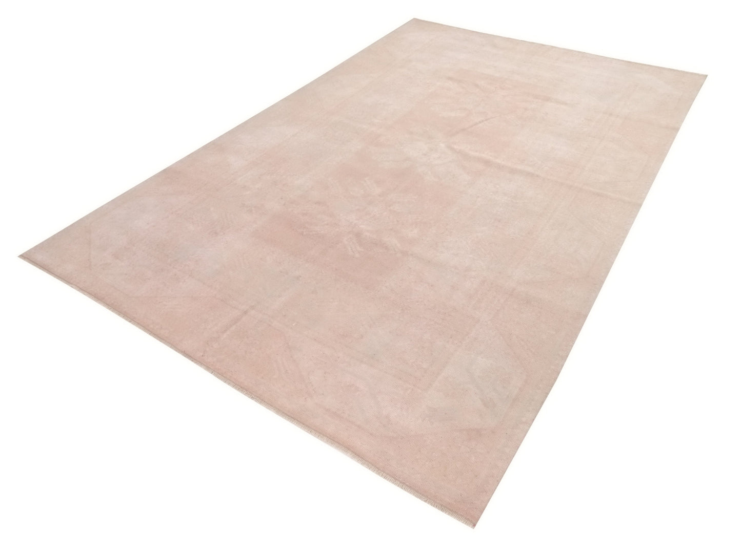 Faded rug, Oushak Rug, Vintage Rug, Turkish rug, 7x10 Rug, Handmade Rug, Small Oushak Rug, Neutral rug, Farmhouse decor, Unique rug, 9951