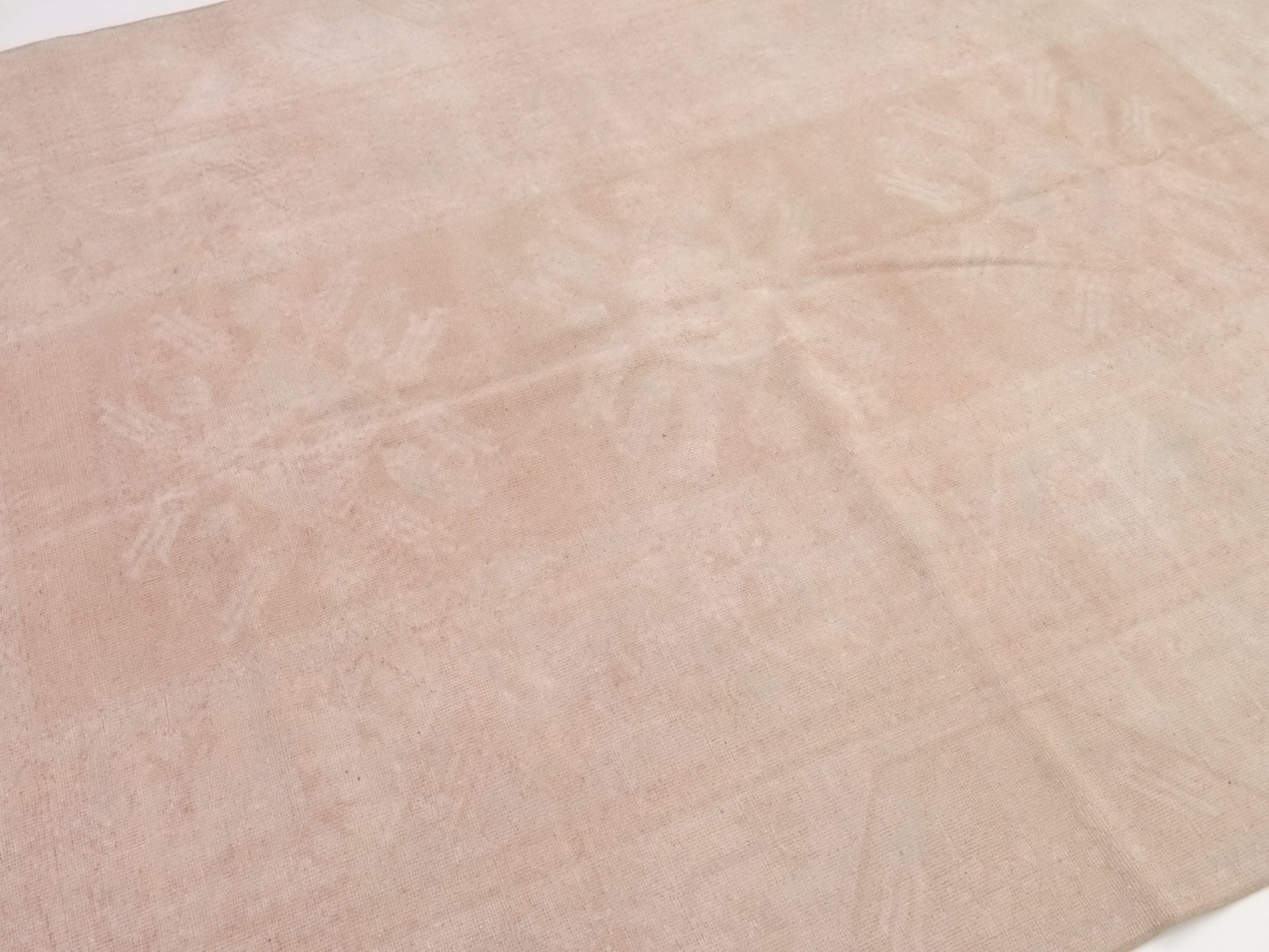 Faded rug, Oushak Rug, Vintage Rug, Turkish rug, 7x10 Rug, Handmade Rug, Small Oushak Rug, Neutral rug, Farmhouse decor, Unique rug, 9951