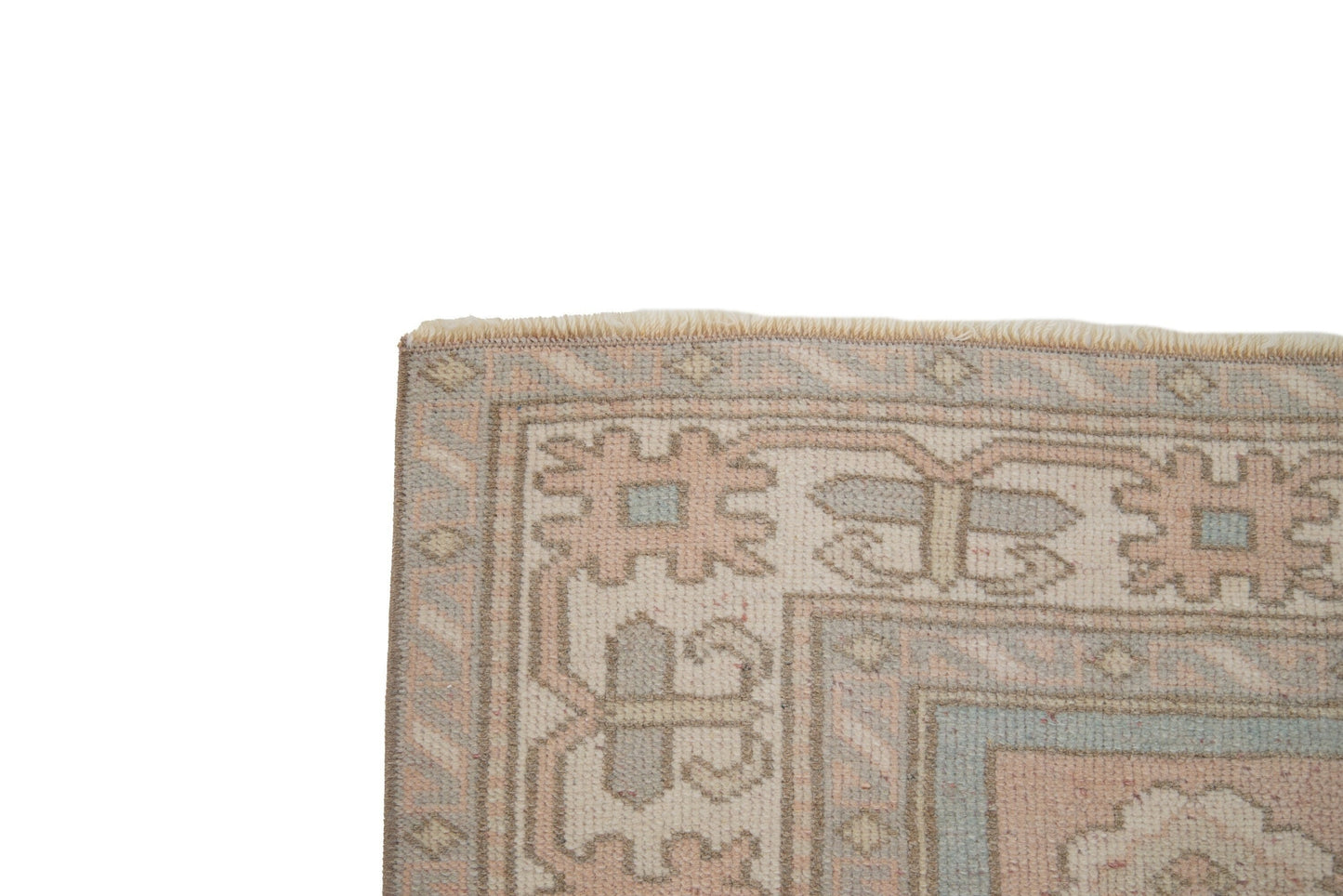 4x6 Rug Turkish, Oushak rug, Vintage Rug, Muted rug, Pastel rug, Carpet rug, Vintage Oushak Turkish Carpet ,Coastal decor,Bedroom rug,7332