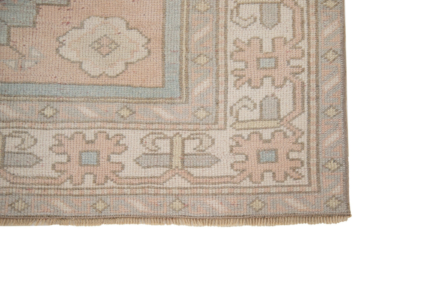 4x6 Rug Turkish, Oushak rug, Vintage Rug, Muted rug, Pastel rug, Carpet rug, Vintage Oushak Turkish Carpet ,Coastal decor,Bedroom rug,7332