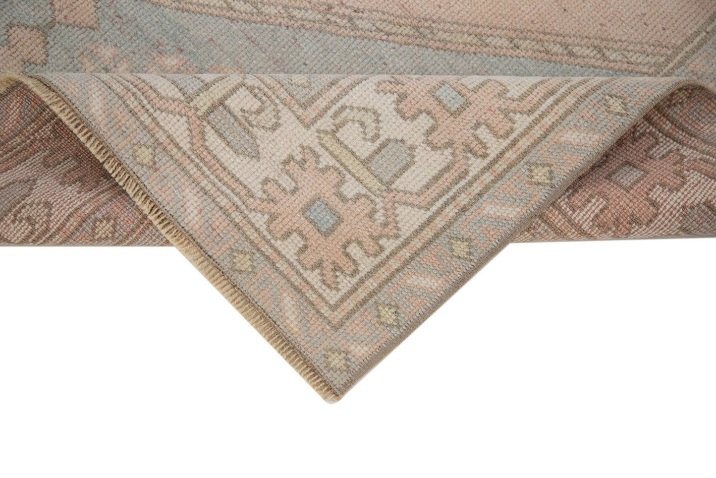 4x6 Rug Turkish, Oushak rug, Vintage Rug, Muted rug, Pastel rug, Carpet rug, Vintage Oushak Turkish Carpet ,Coastal decor,Bedroom rug,7332