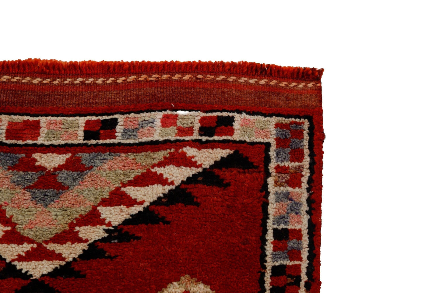 Antique Oriental Turkish Oushak Vintage Hallway Carpet Floor Entryway Kitchen One of a kind Boho Runner rug, 7794