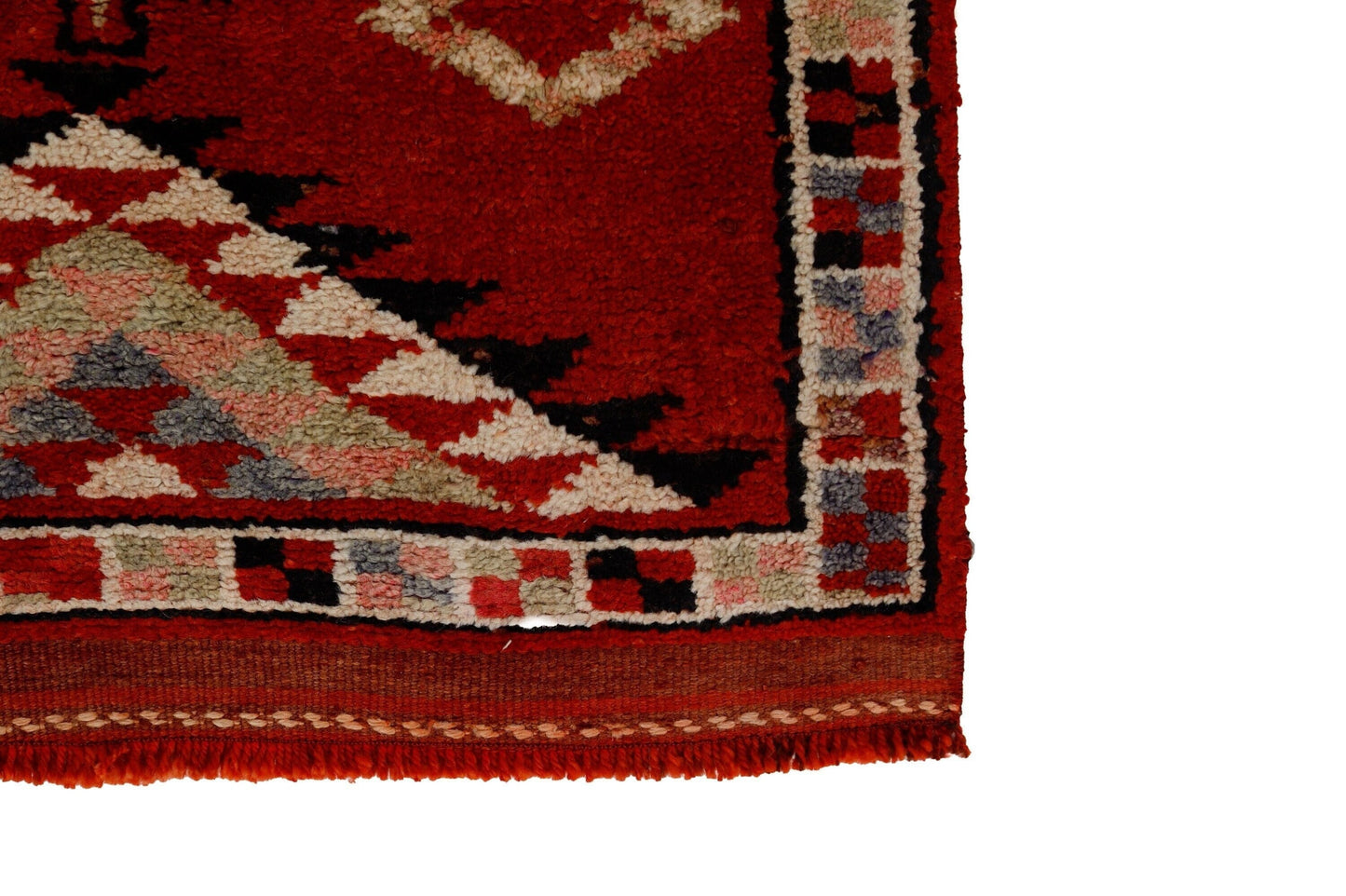 Antique Oriental Turkish Oushak Vintage Hallway Carpet Floor Entryway Kitchen One of a kind Boho Runner rug, 7794