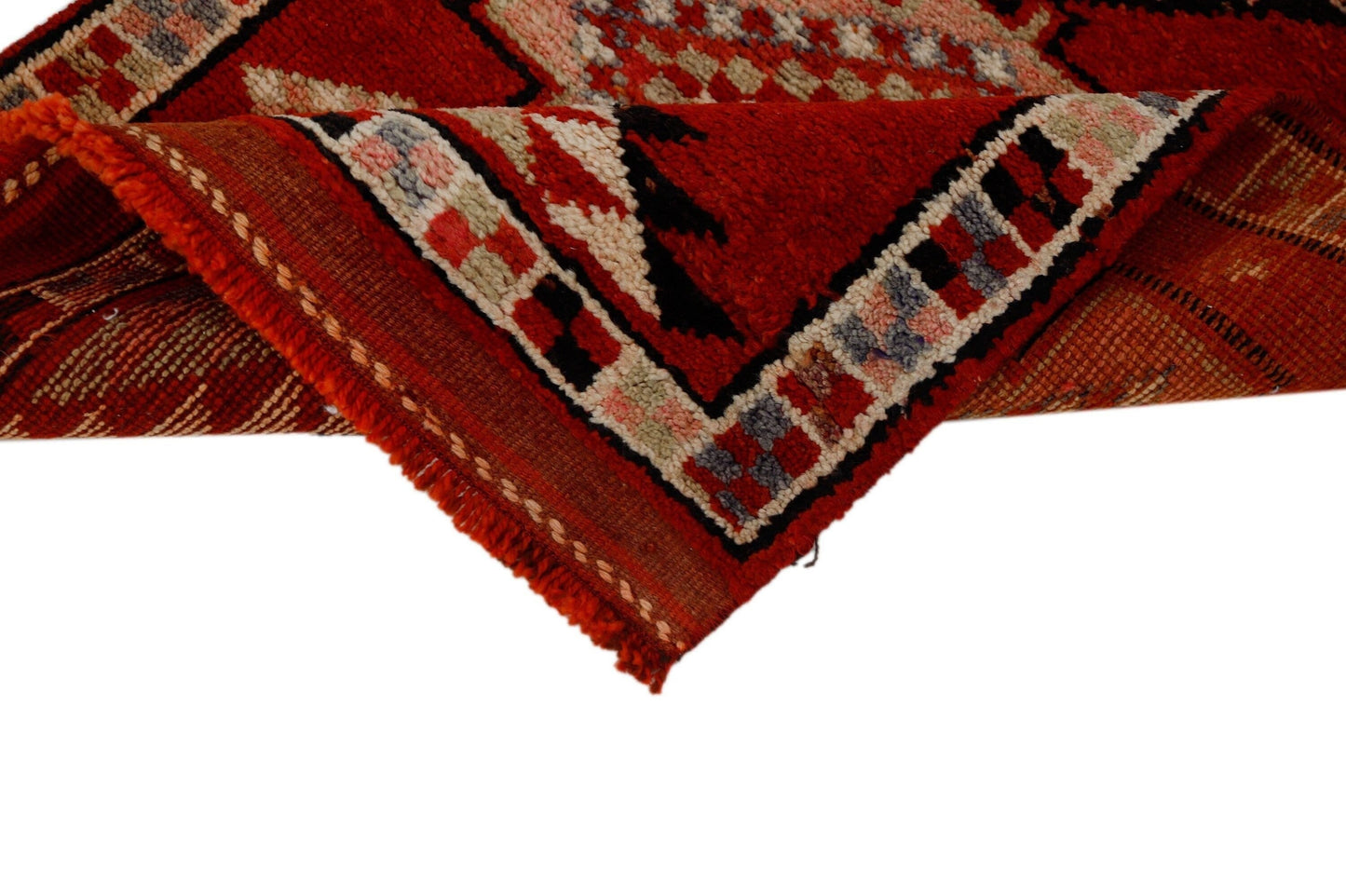 Antique Oriental Turkish Oushak Vintage Hallway Carpet Floor Entryway Kitchen One of a kind Boho Runner rug, 7794