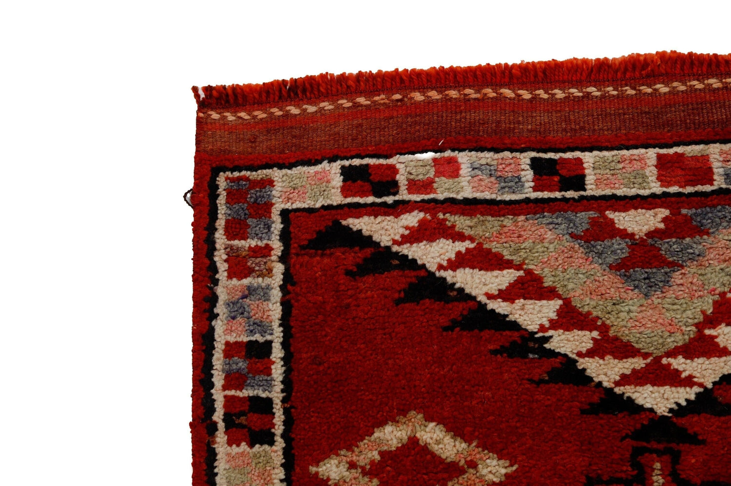 Antique Oriental Turkish Oushak Vintage Hallway Carpet Floor Entryway Kitchen One of a kind Boho Runner rug, 7794