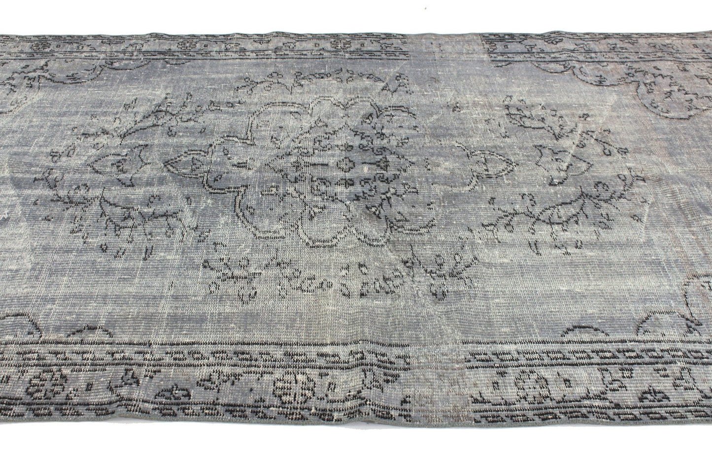 5x9 Turkish Rug Gray ,Vintage Rug, Oushak Rug ,Carpet Rug, Area Rug ,Handmade Rug, Overdye Rug,Gray Rug,Unique Rug,Turkey rug,3293