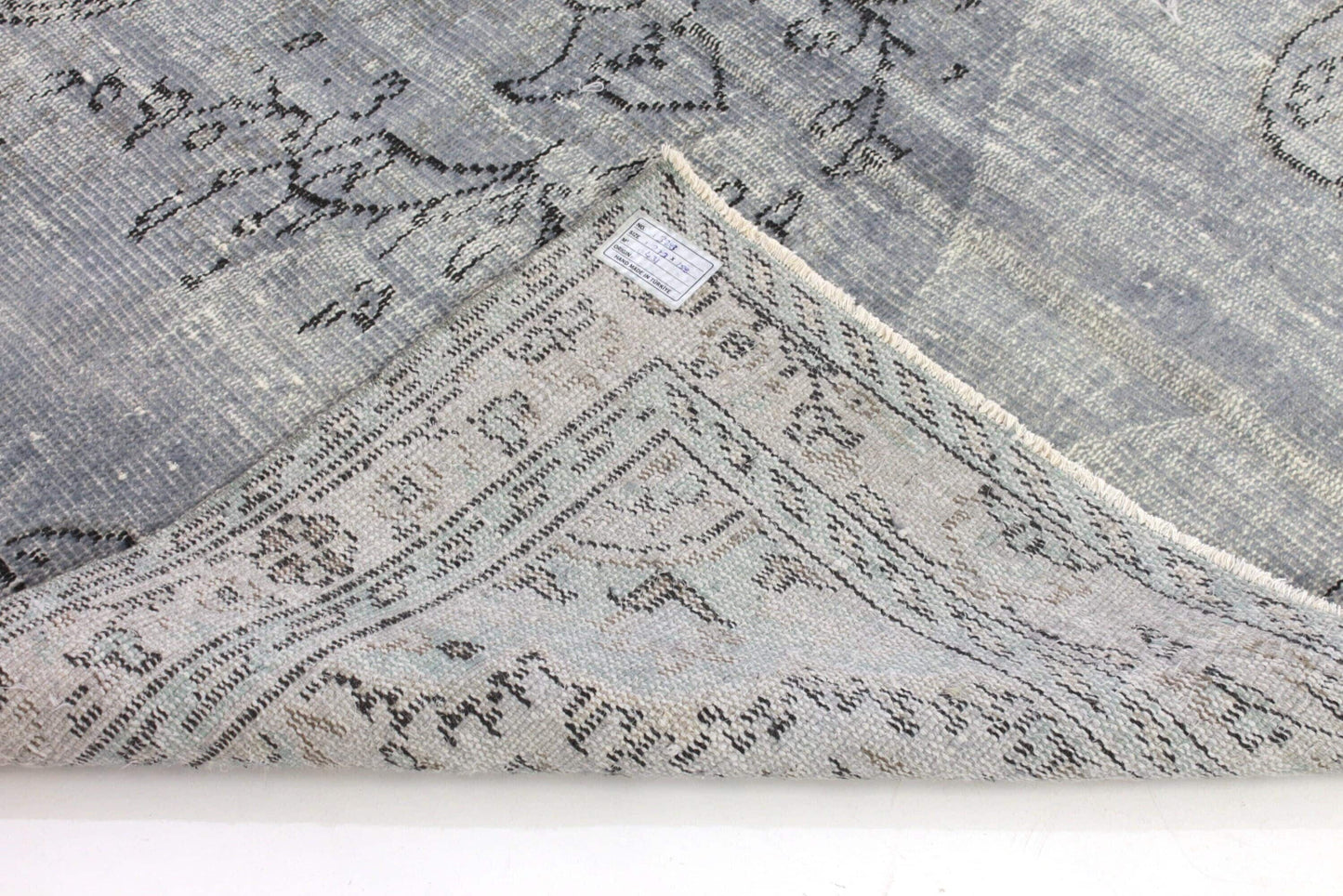 5x9 Turkish Rug Gray ,Vintage Rug, Oushak Rug ,Carpet Rug, Area Rug ,Handmade Rug, Overdye Rug,Gray Rug,Unique Rug,Turkey rug,3293