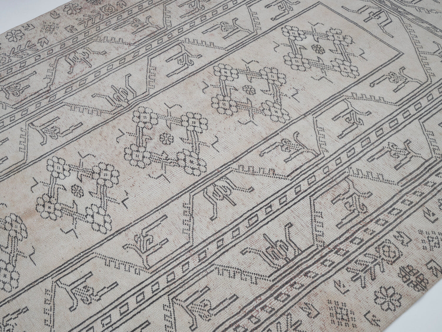 Vintage Rug, Turkish Rug, Oushak Rug, Handmade Rug, Area Rug, Neutral Rug, Living Room Rug, Turkey Rug, Vintage Carpet, Rug 5x8, 12414