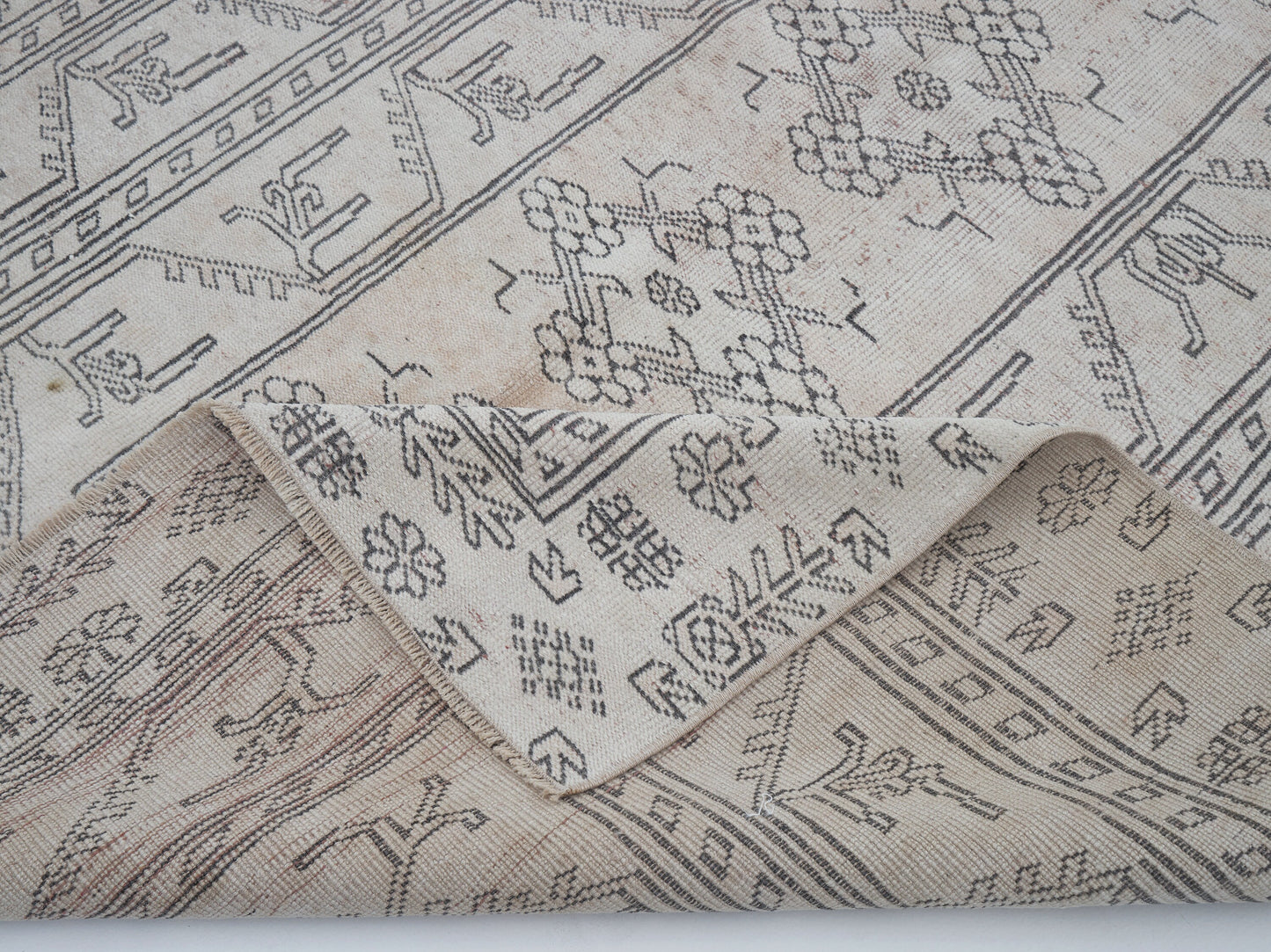 Vintage Rug, Turkish Rug, Oushak Rug, Handmade Rug, Area Rug, Neutral Rug, Living Room Rug, Turkey Rug, Vintage Carpet, Rug 5x8, 12414