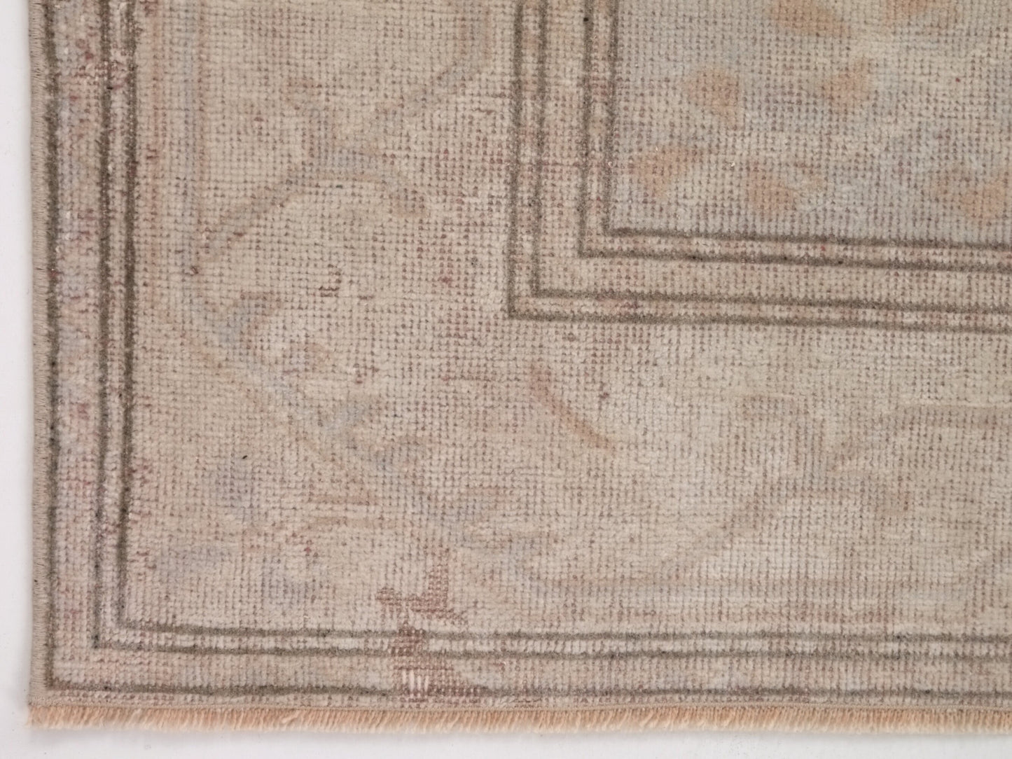 Faded Oushak Vintage rug ,Beige Anatolia Turkish Rug , Turkish Handmade Rug , Area Rug 5x8 , Oushak Carpet, Turkey rug, One of a kind, 9997