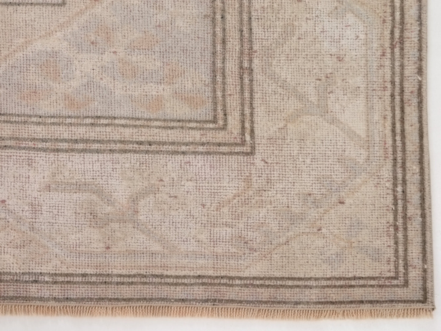 Faded Oushak Vintage rug ,Beige Anatolia Turkish Rug , Turkish Handmade Rug , Area Rug 5x8 , Oushak Carpet, Turkey rug, One of a kind, 9997