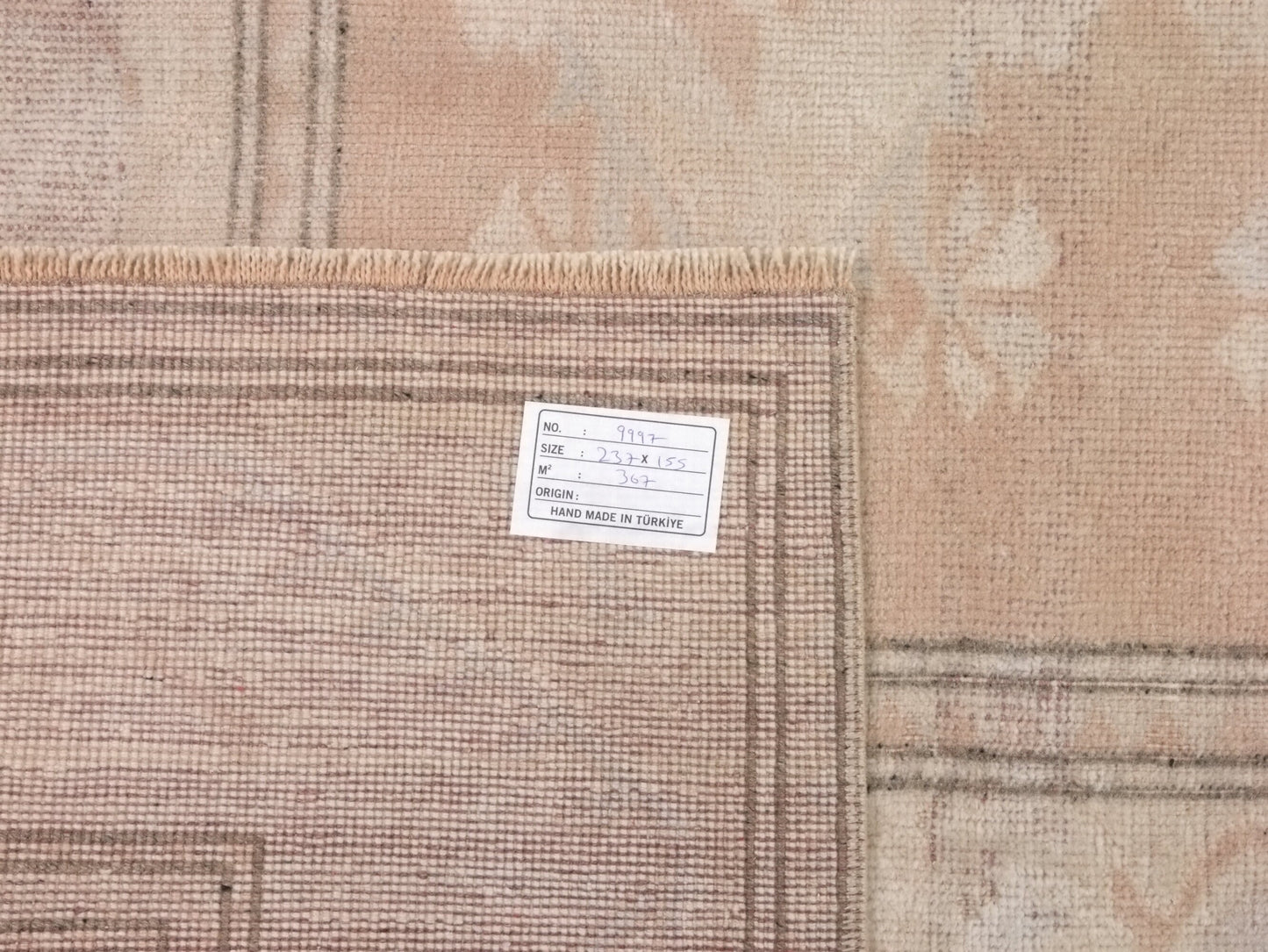 Faded Oushak Vintage rug ,Beige Anatolia Turkish Rug , Turkish Handmade Rug , Area Rug 5x8 , Oushak Carpet, Turkey rug, One of a kind, 9997