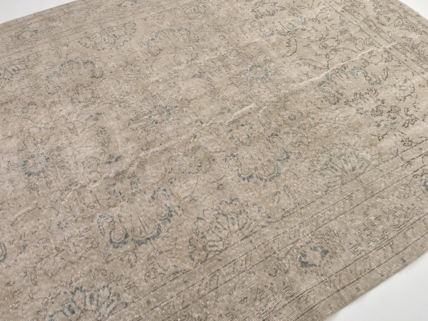 Antique Oushak Carpet rug, Vintage Turkish Area Rug, 7x11 Rug, Handmade Living room Rug, Turkish rug 7x11, One of a kind rug, 9588
