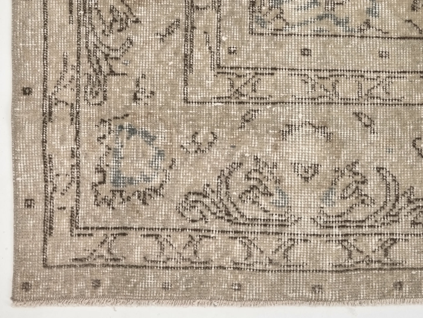 Antique Oushak Carpet rug, Vintage Turkish Area Rug, 7x11 Rug, Handmade Living room Rug, Turkish rug 7x11, One of a kind rug, 9588