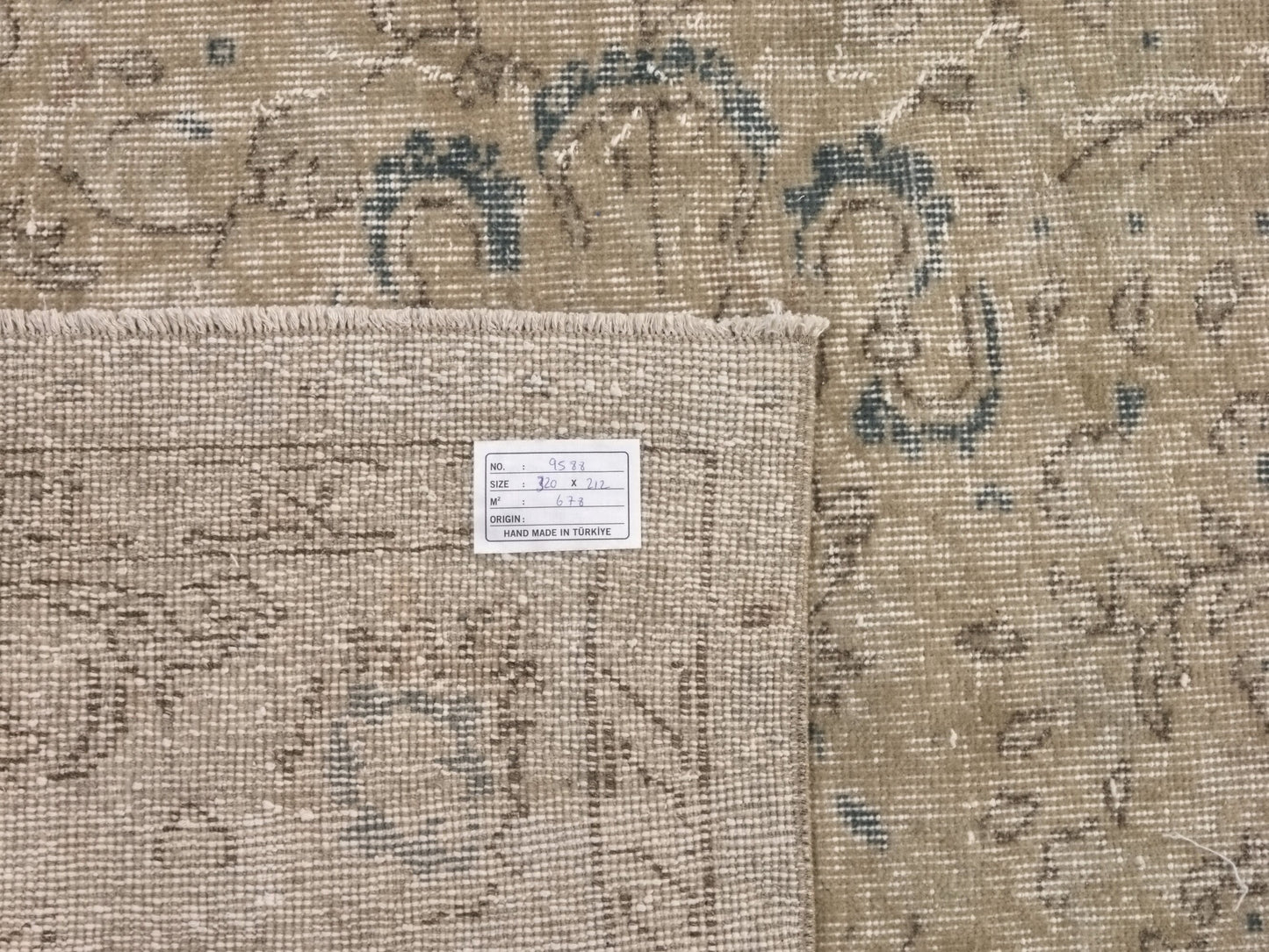 Antique Oushak Carpet rug, Vintage Turkish Area Rug, 7x11 Rug, Handmade Living room Rug, Turkish rug 7x11, One of a kind rug, 9588