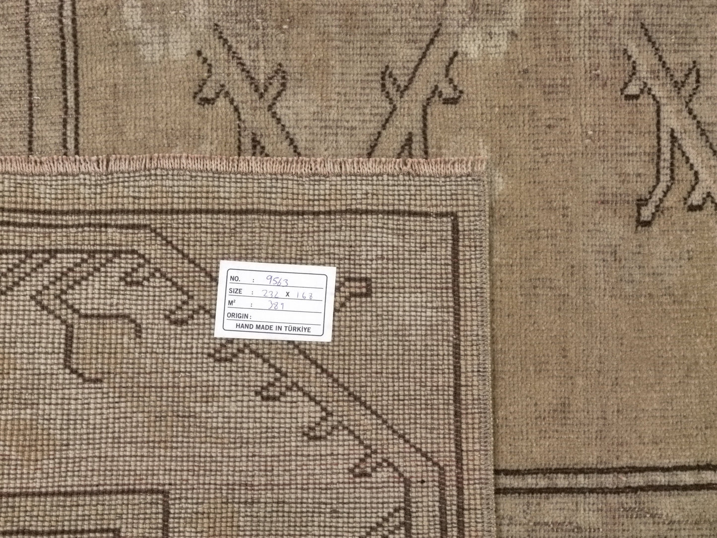 Wool Turkish Rug, Small Area Rug, Vintage Oushak Rug, 5x8 Rug, Handmade Rug, Vintage Small Rug, Bedroom rug, Office rug, Floral rug, 9559